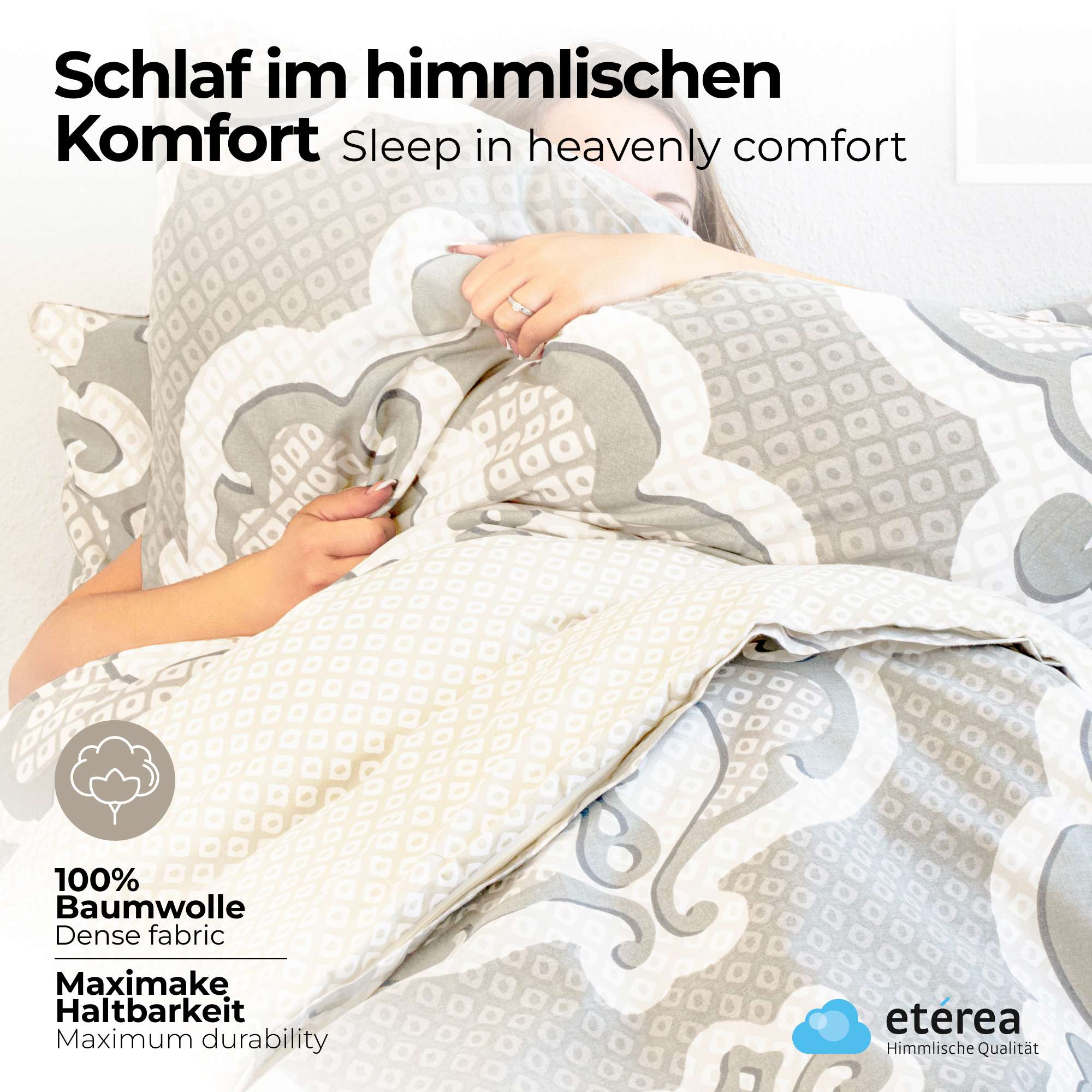 etérea Renforcé Bettwäsche #farbe_beige