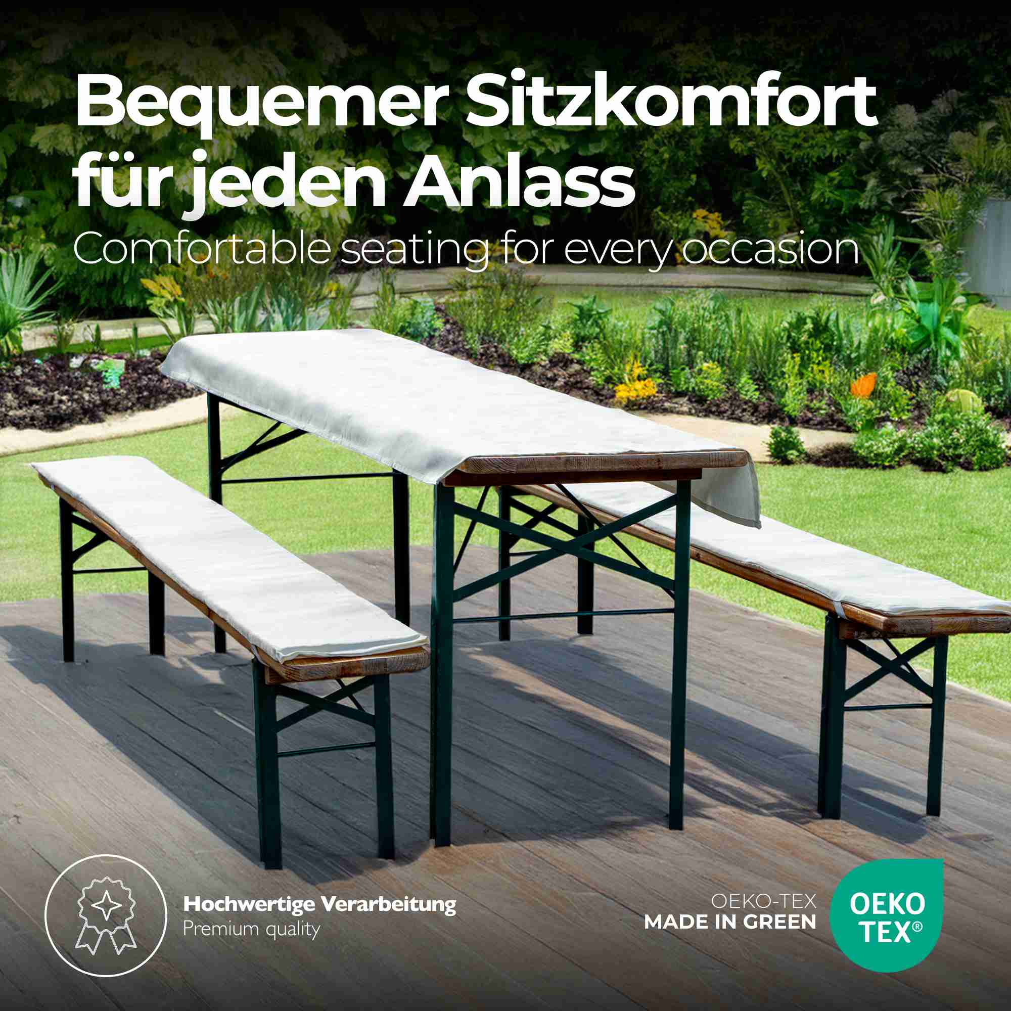 etérea Biertisch Auflagen Set
