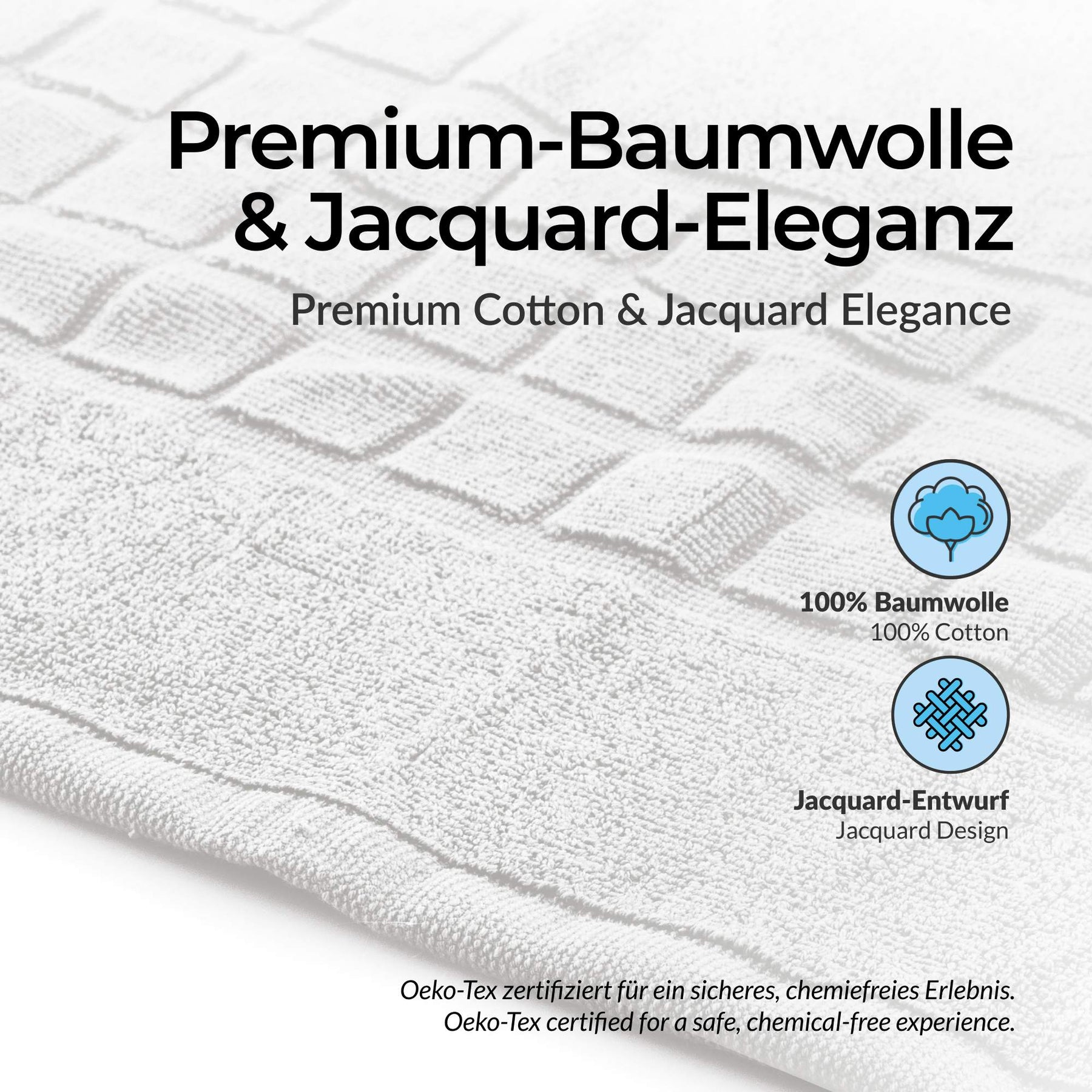 etérea Carli Badematte Duschvorleger - Modern 50x80 cm