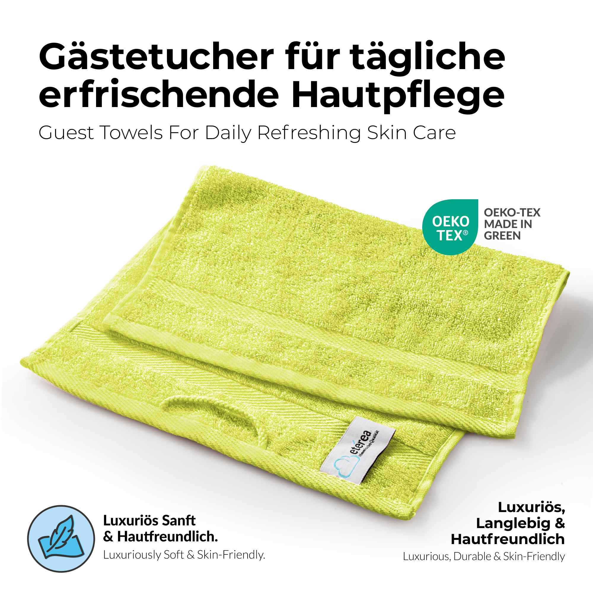 etérea 10er Pack Handtücher Carli Handtuch Bulkset