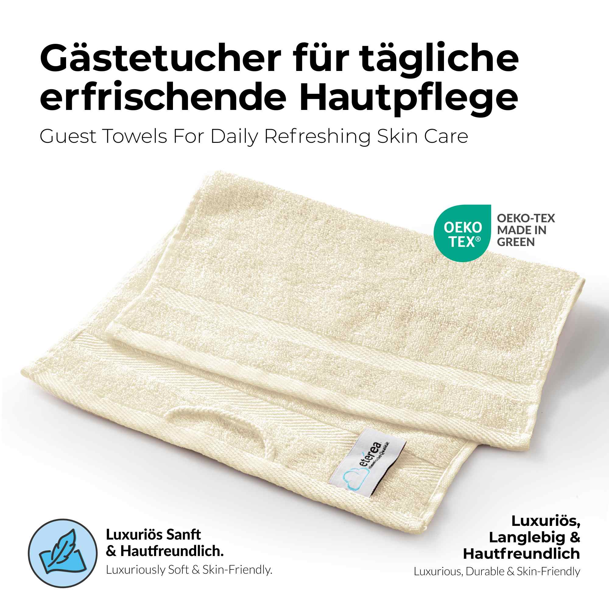 etérea 10er Pack Handtücher Carli Handtuch Bulkset