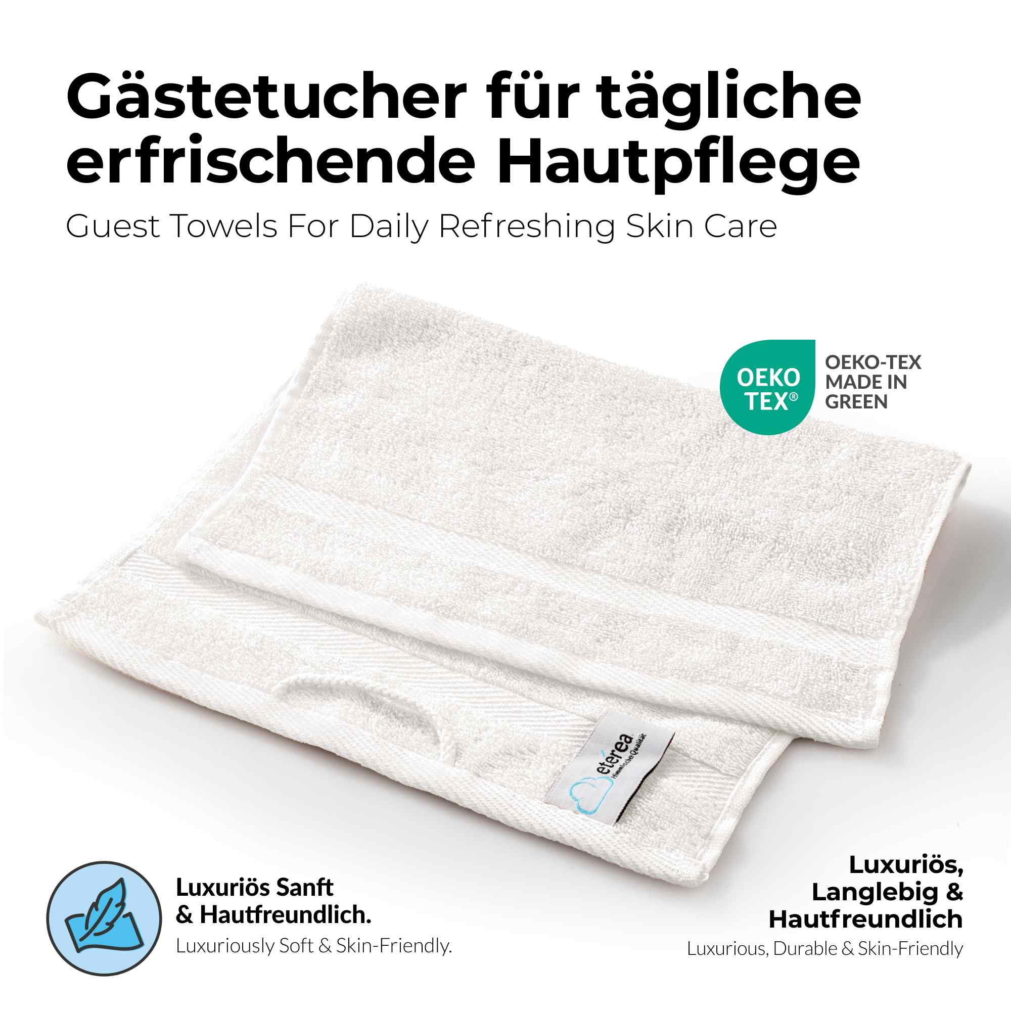 etérea 10er Pack Handtücher Carli Handtuch Bulkset