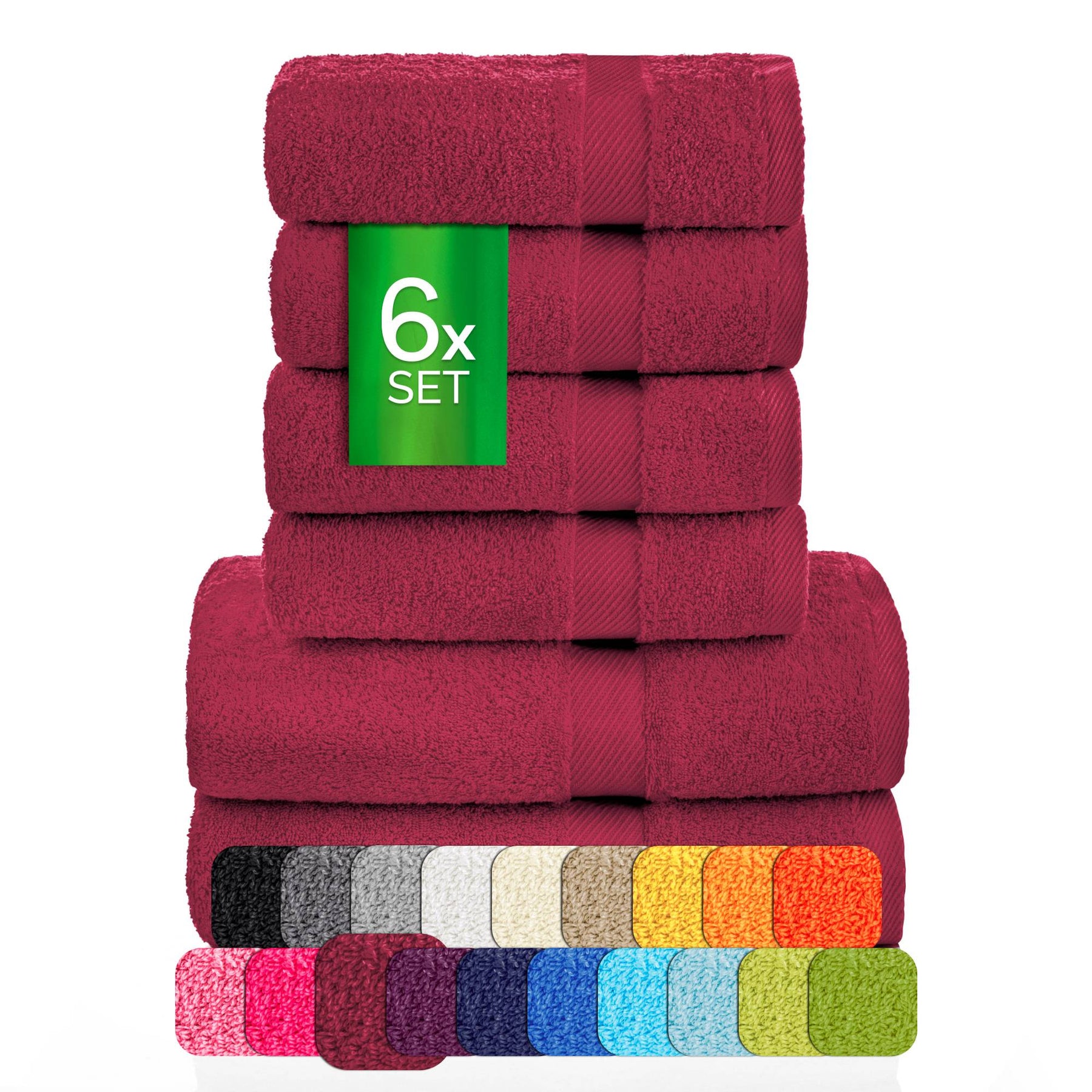 eterea Carli Handtuch Set 6 tlg. Eco