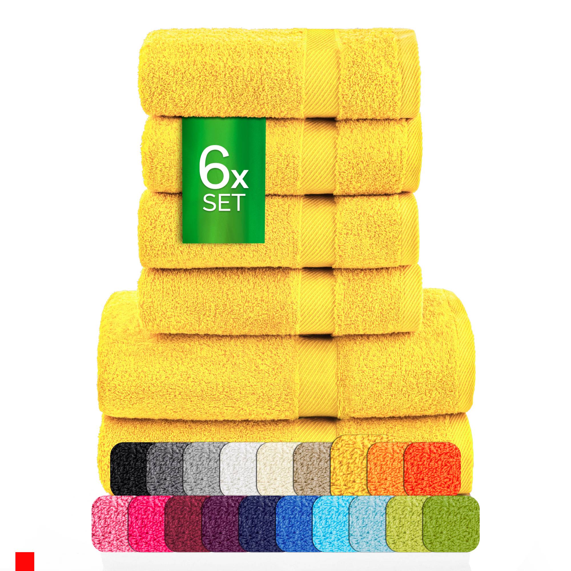 eterea Carli Handtuch Set 6 tlg. Eco
