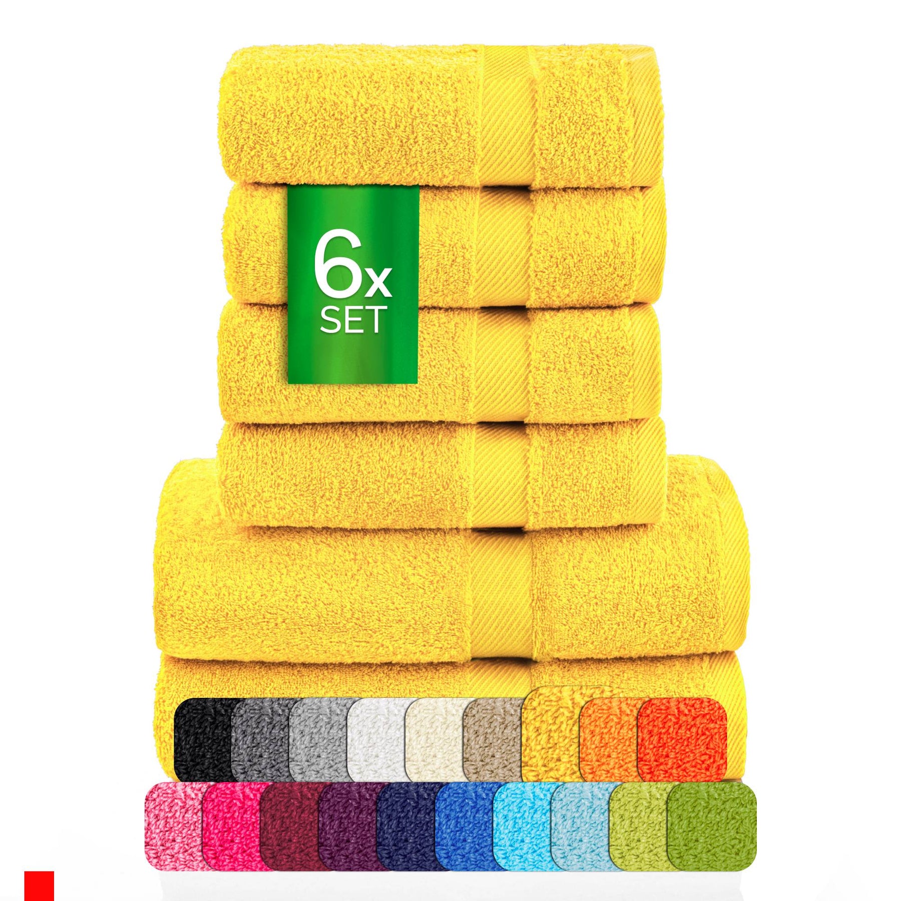 eterea Carli Handtuch Set 6 tlg. Eco