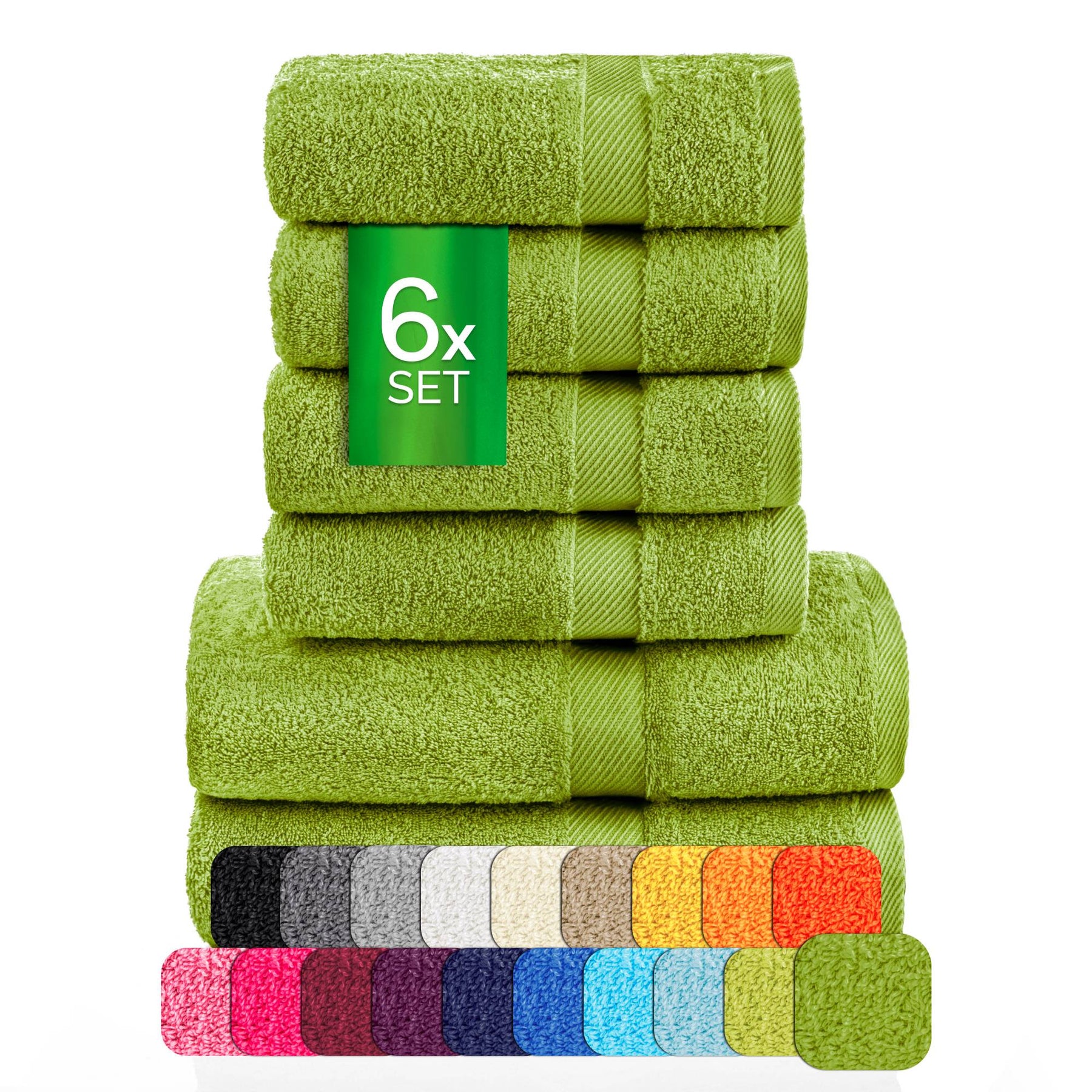 eterea Carli Handtuch Set 6 tlg. Eco