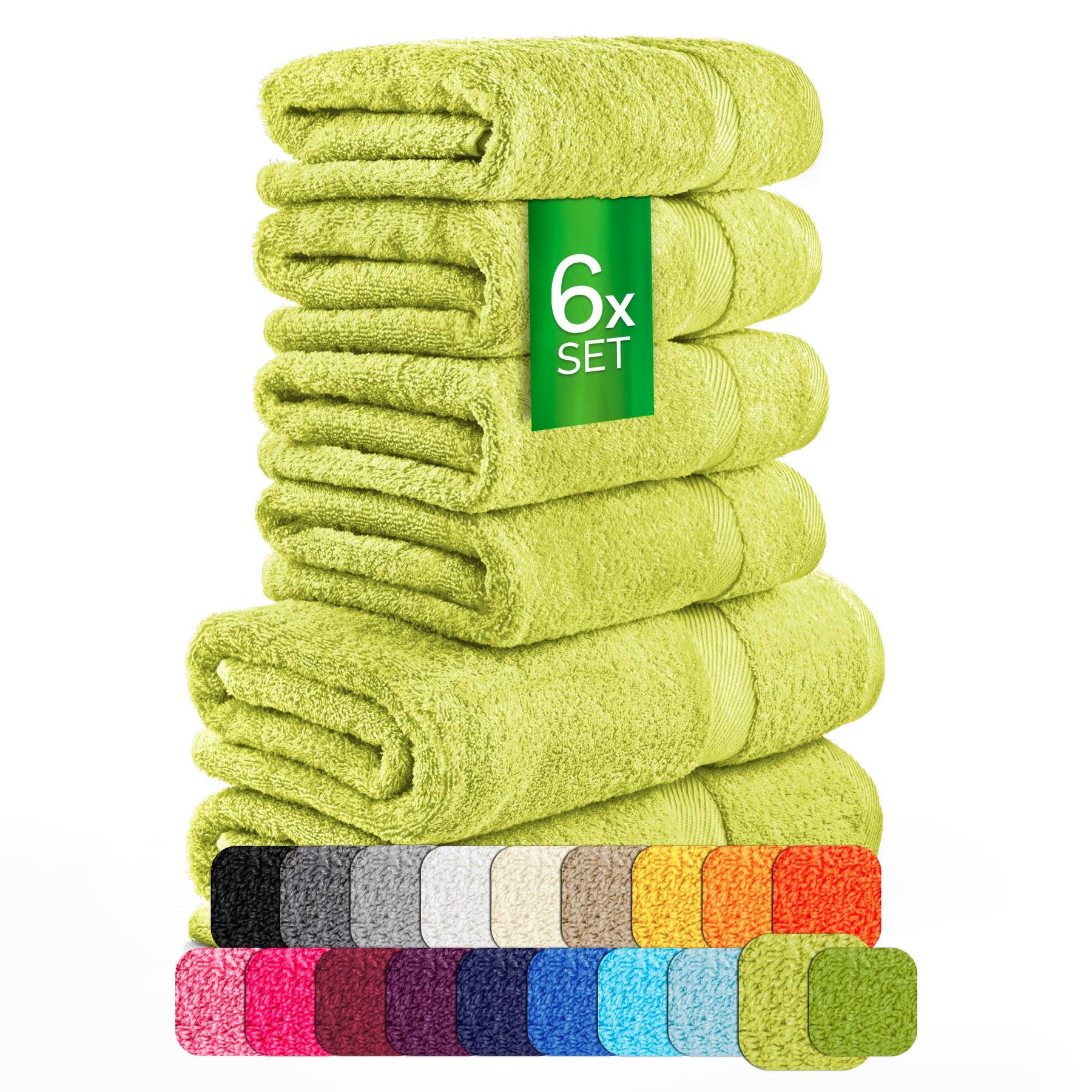 eterea Carli Handtuch Set 6 tlg. Eco