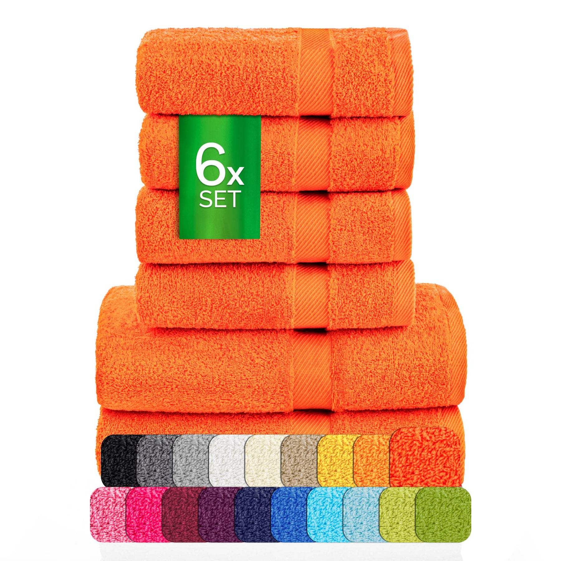 eterea Carli Handtuch Set 6 tlg. Eco