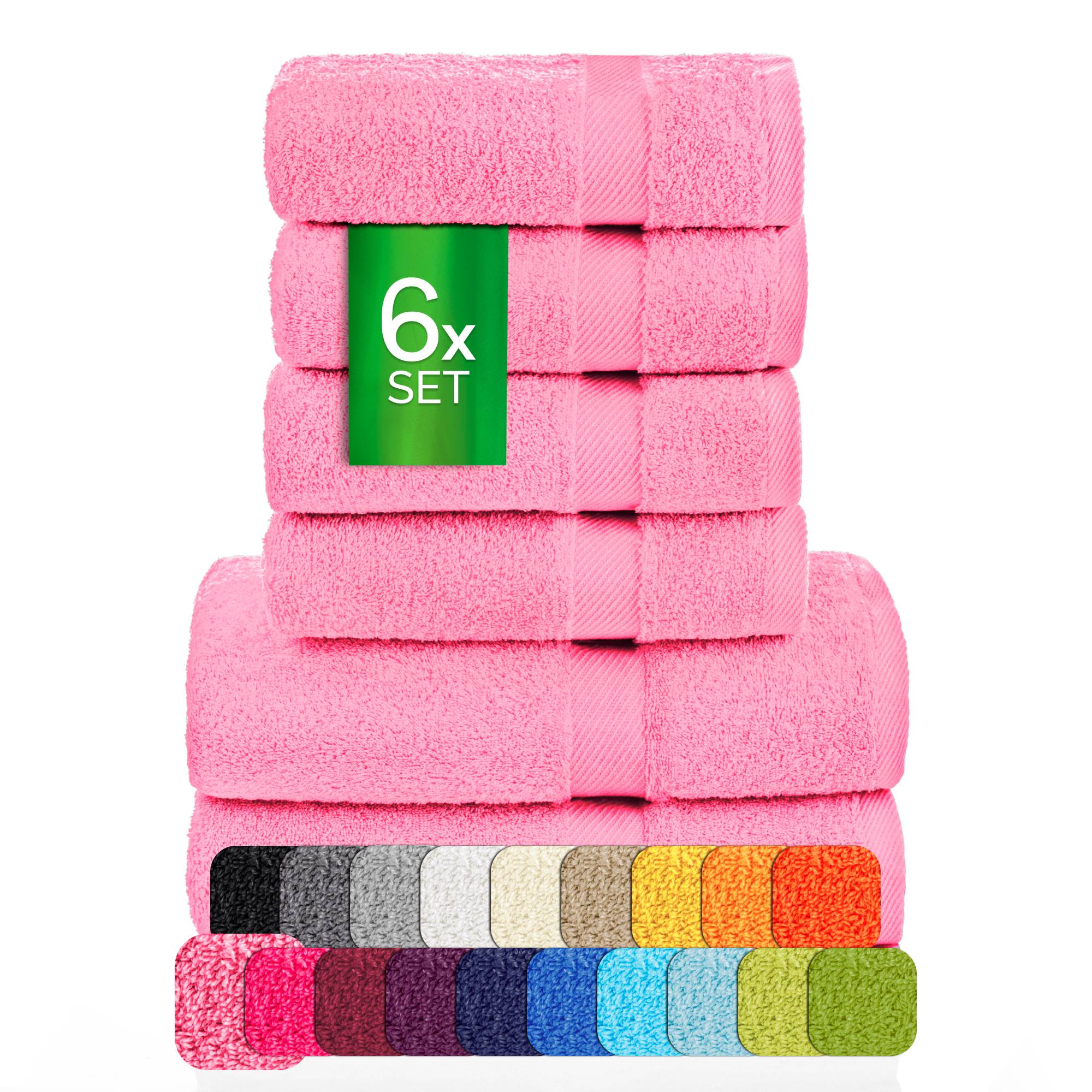 eterea Carli Handtuch Set 6 tlg. Eco