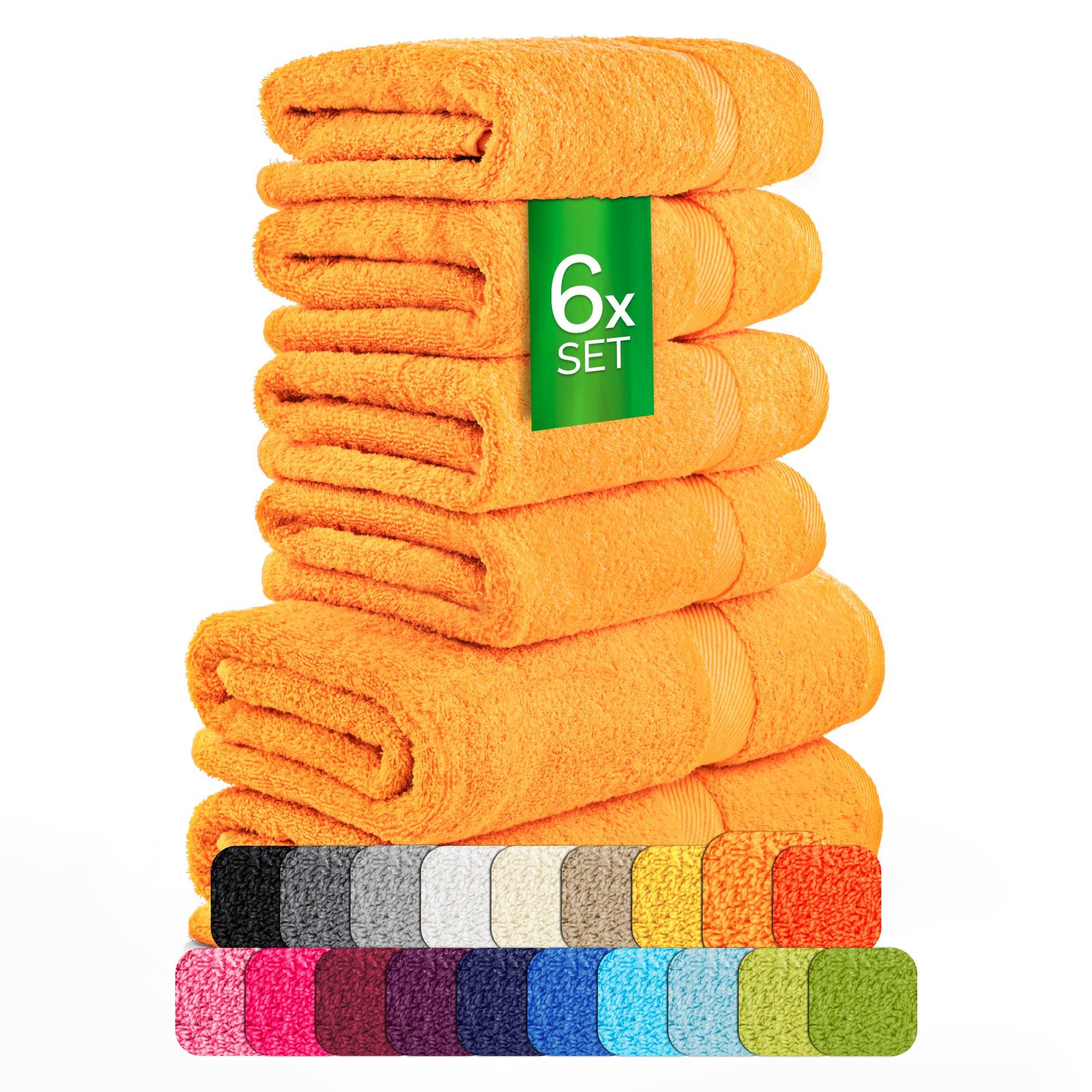 eterea Carli Handtuch Set 6 tlg. Eco