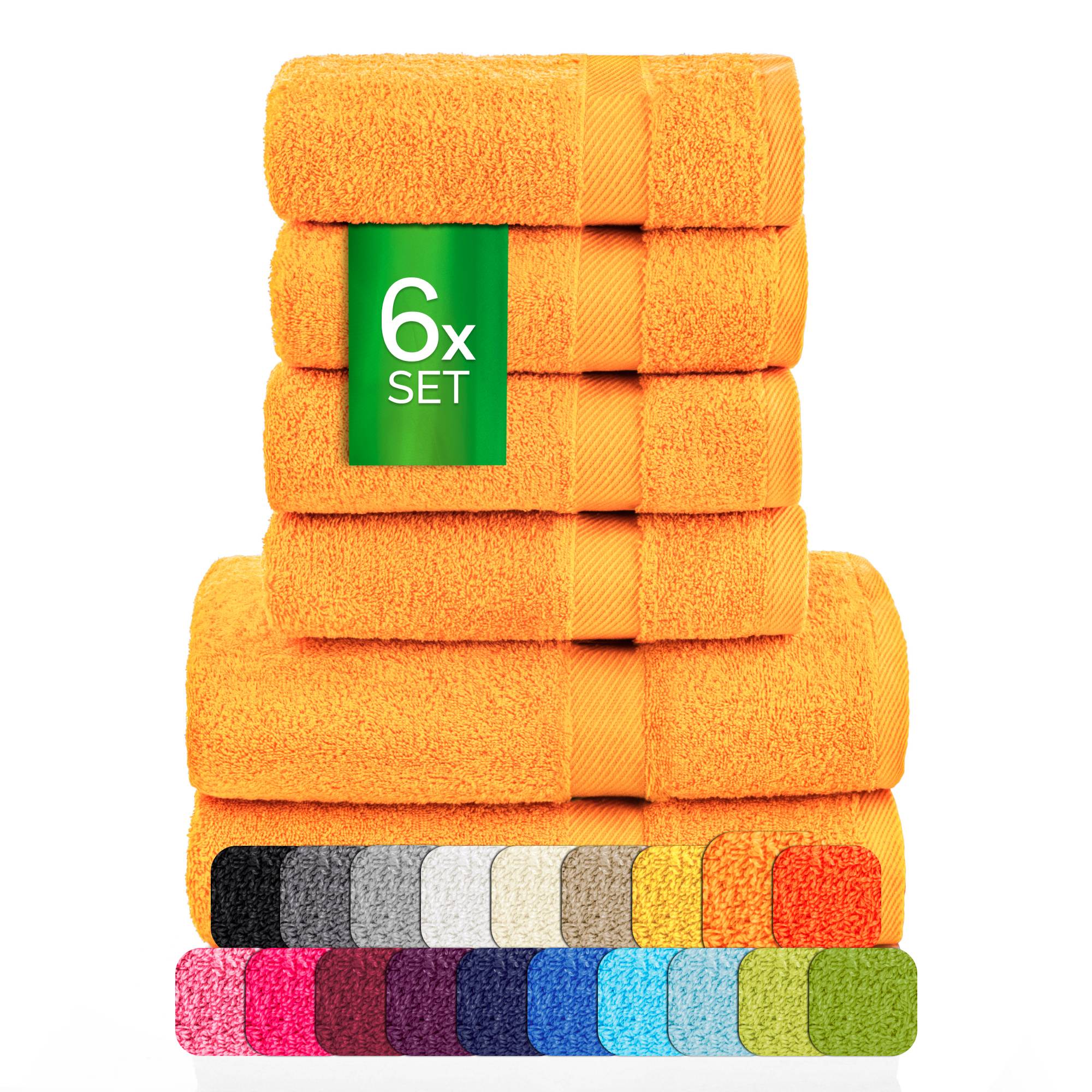eterea Carli Handtuch Set 6 tlg. Eco