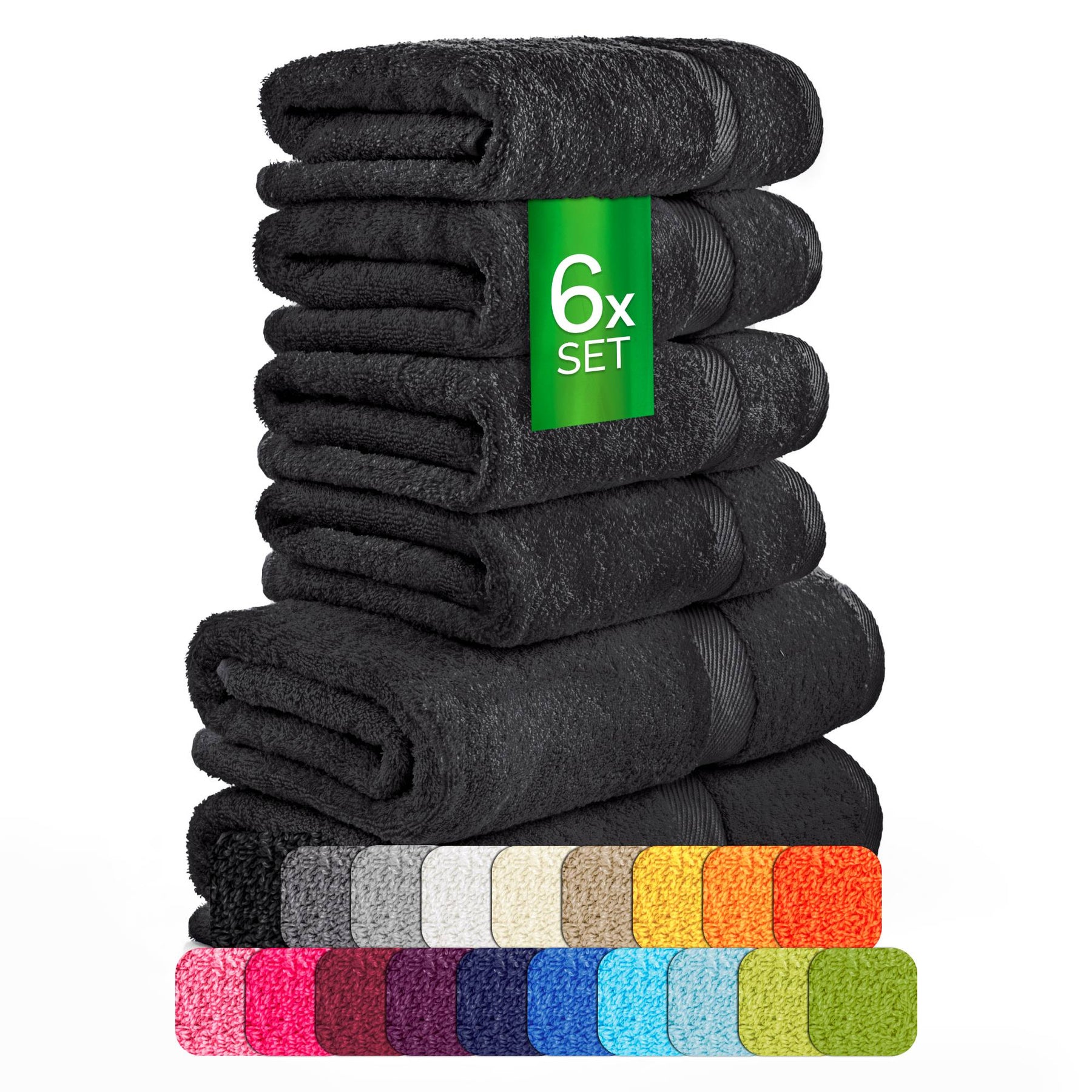 eterea Carli Handtuch Set 6 tlg. Eco