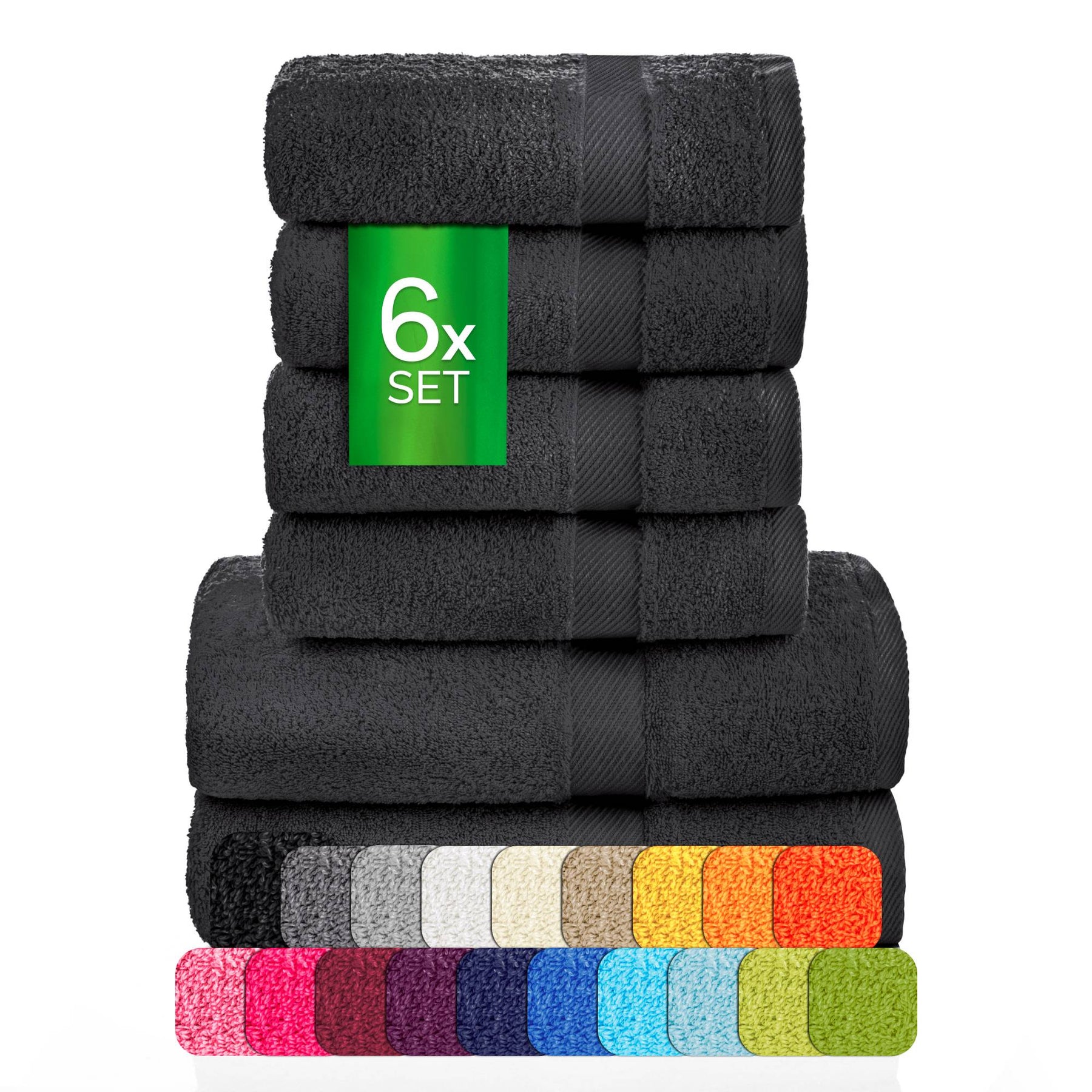 eterea Carli Handtuch Set 6 tlg. Eco