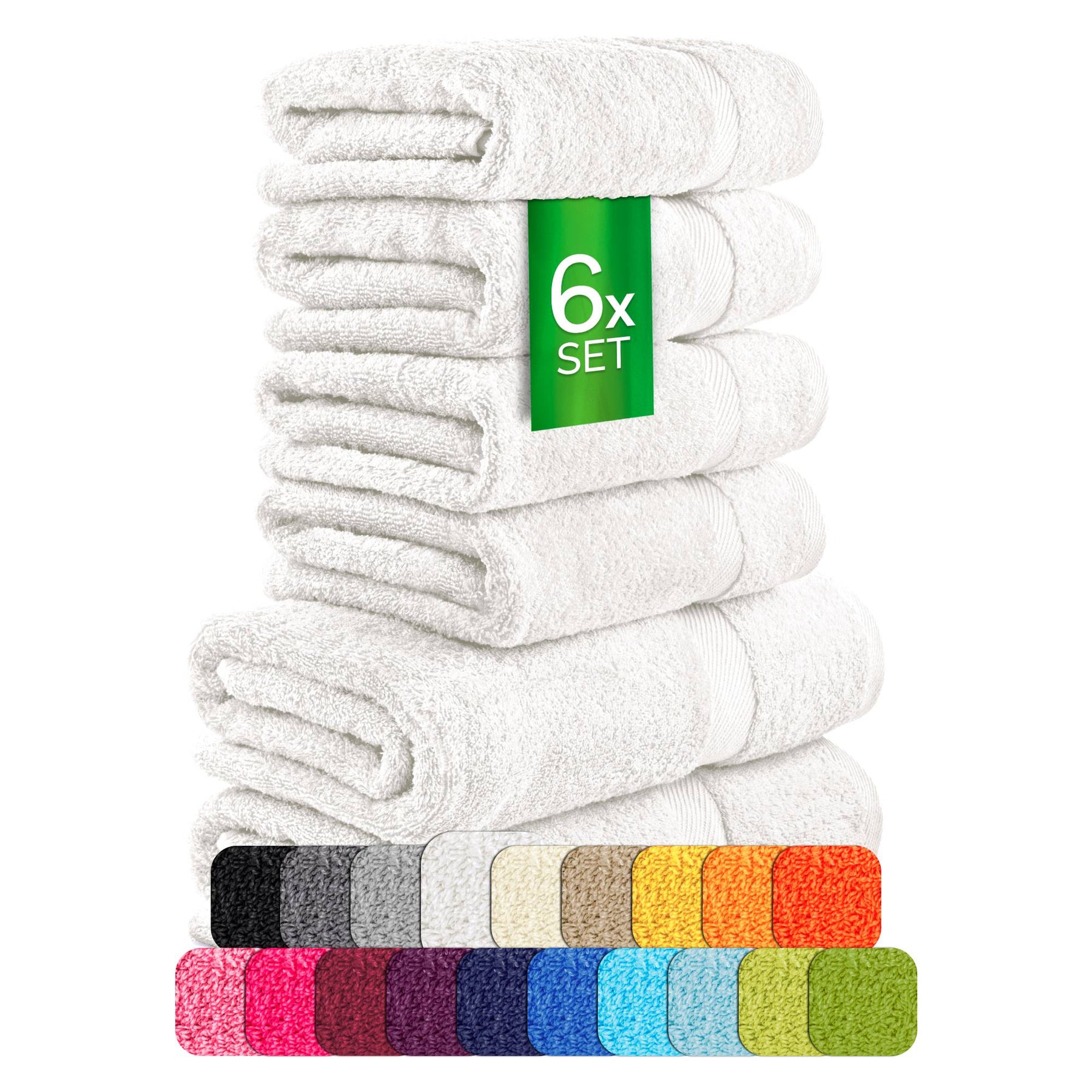 eterea Carli Handtuch Set 6 tlg. Eco