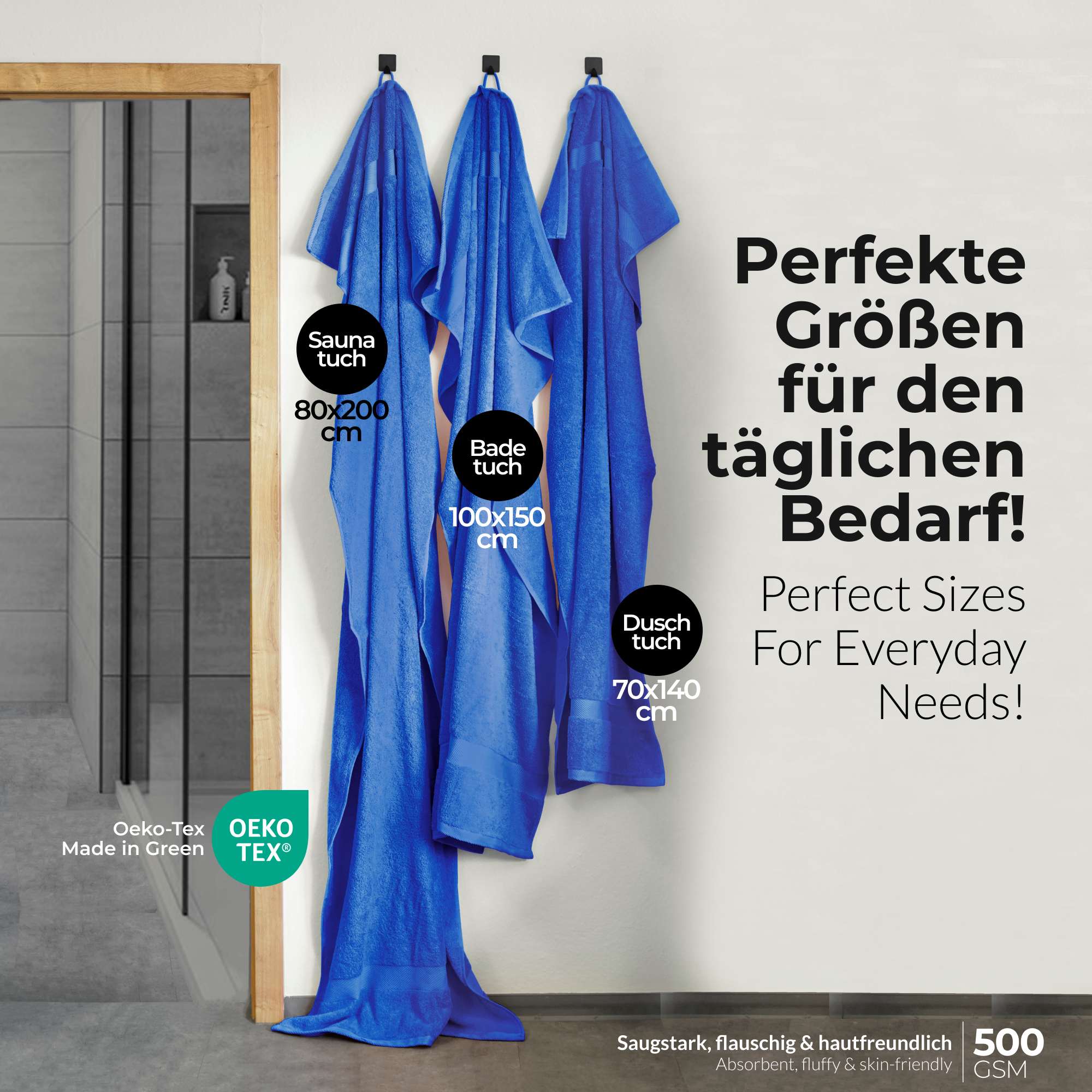 etérea 10er Pack Handtücher Carli Handtuch Bulkset
