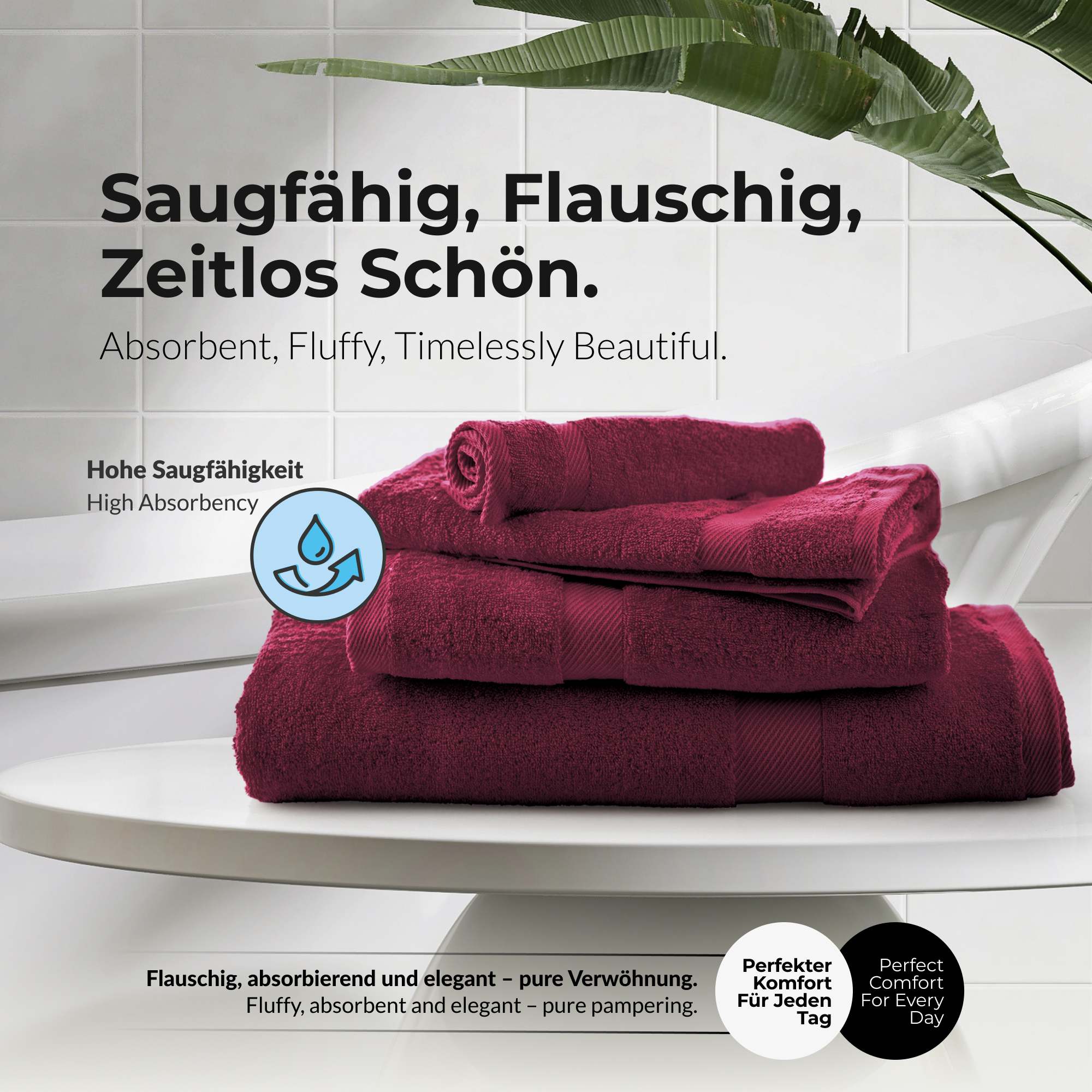 eterea Carli Handtuch Set 6 tlg. Eco