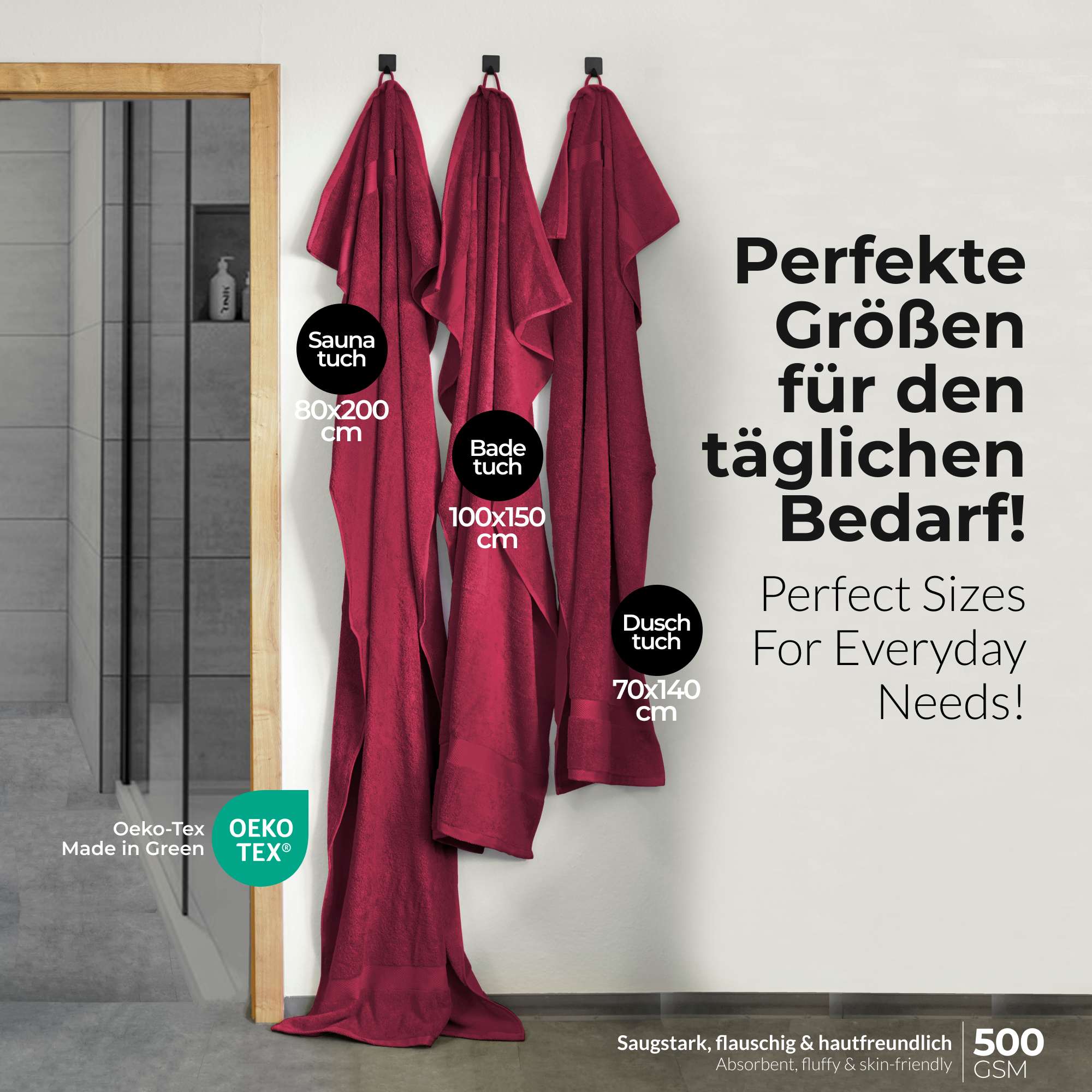 etérea 10er Pack Handtücher Carli Handtuch Bulkset