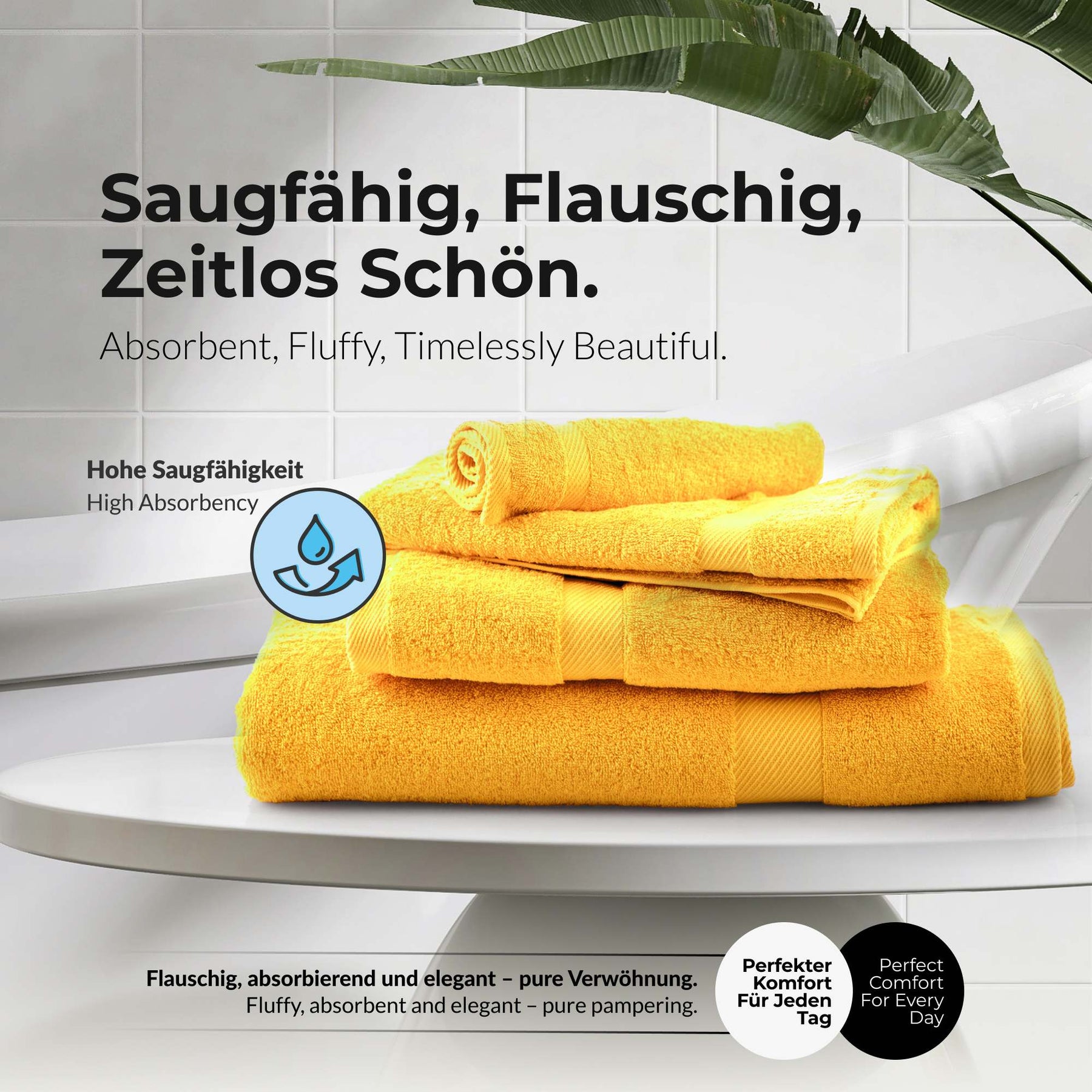 eterea Carli Handtuch Set 6 tlg. Eco