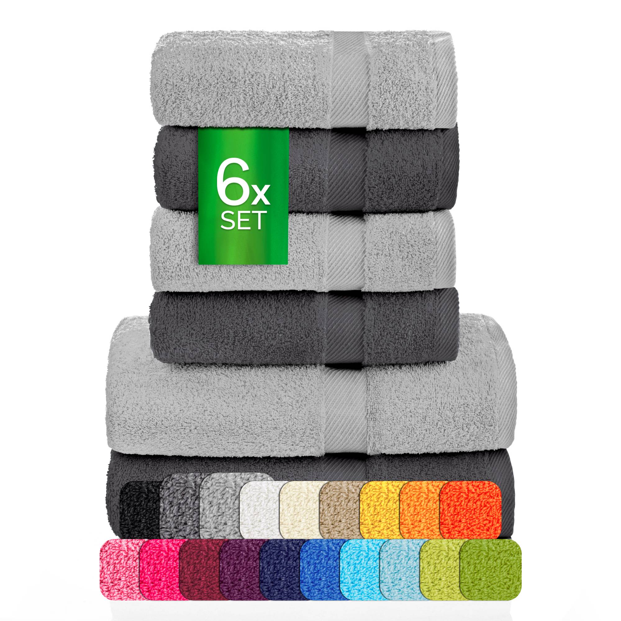 eterea Carli Handtuch Set 6 tlg. Eco