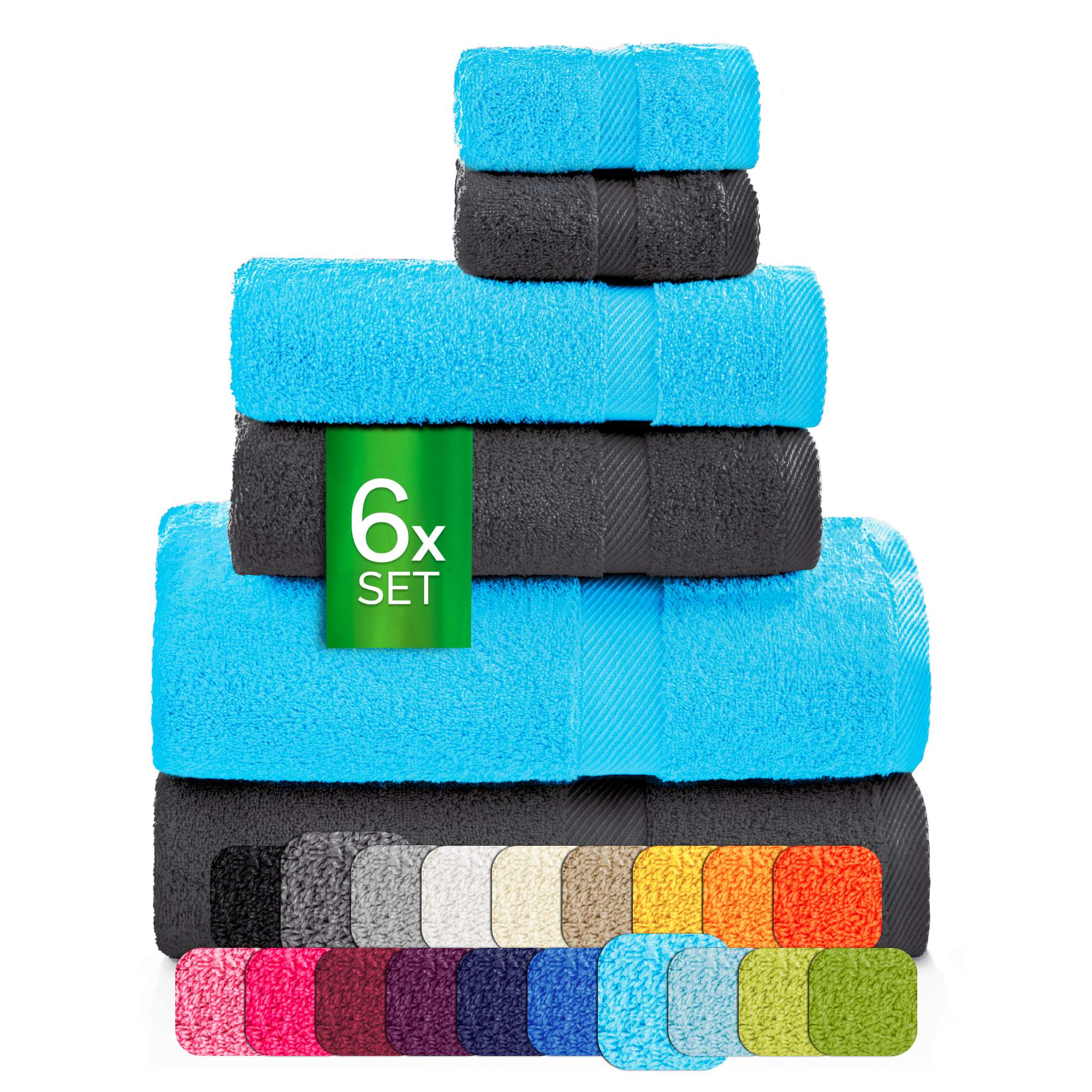 eterea Carli Handtuch Set 6 tlg.