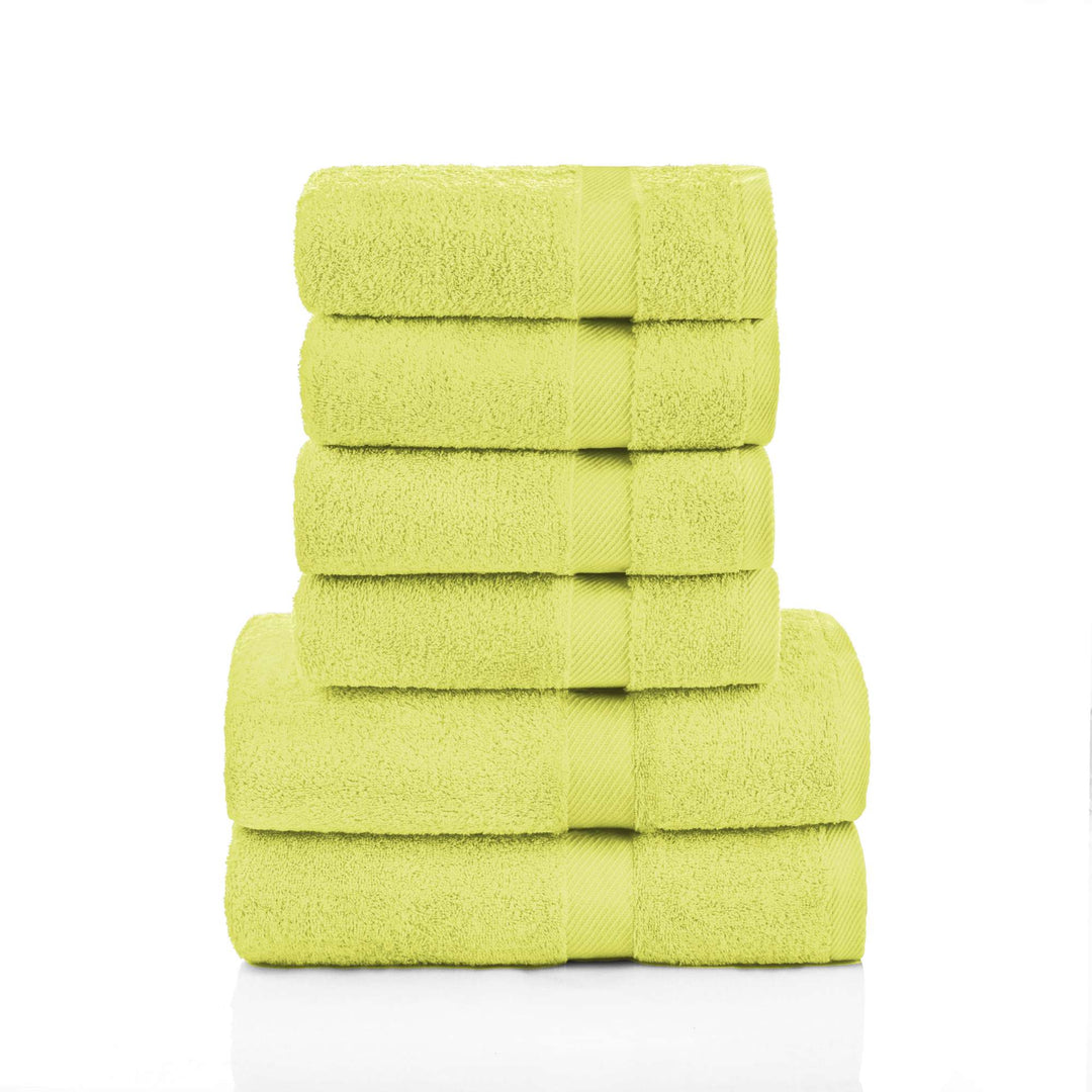 6 tlg. Dusch und Handtuch #farbe_lime