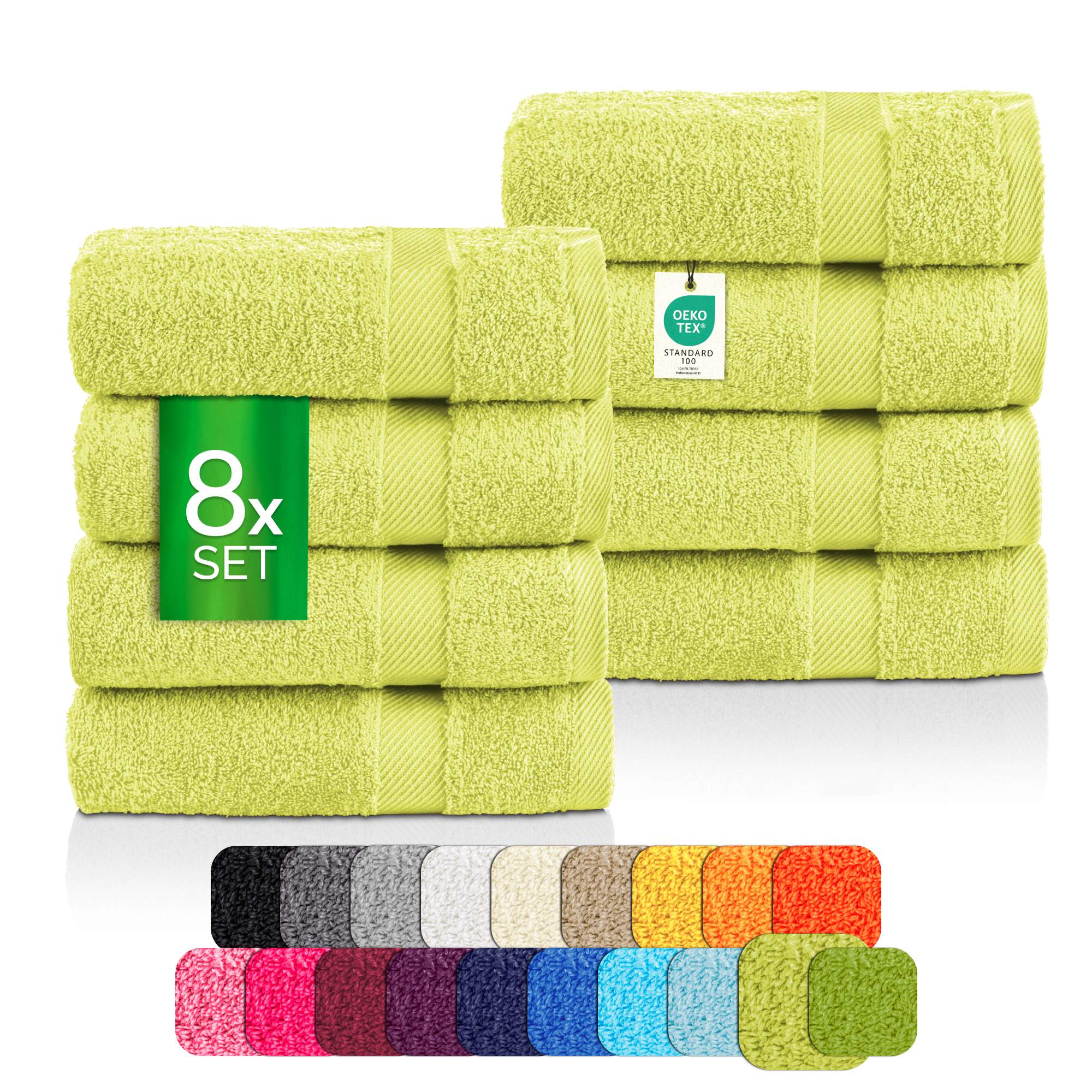 eterea Carli Handtuch Set 8 tlg.