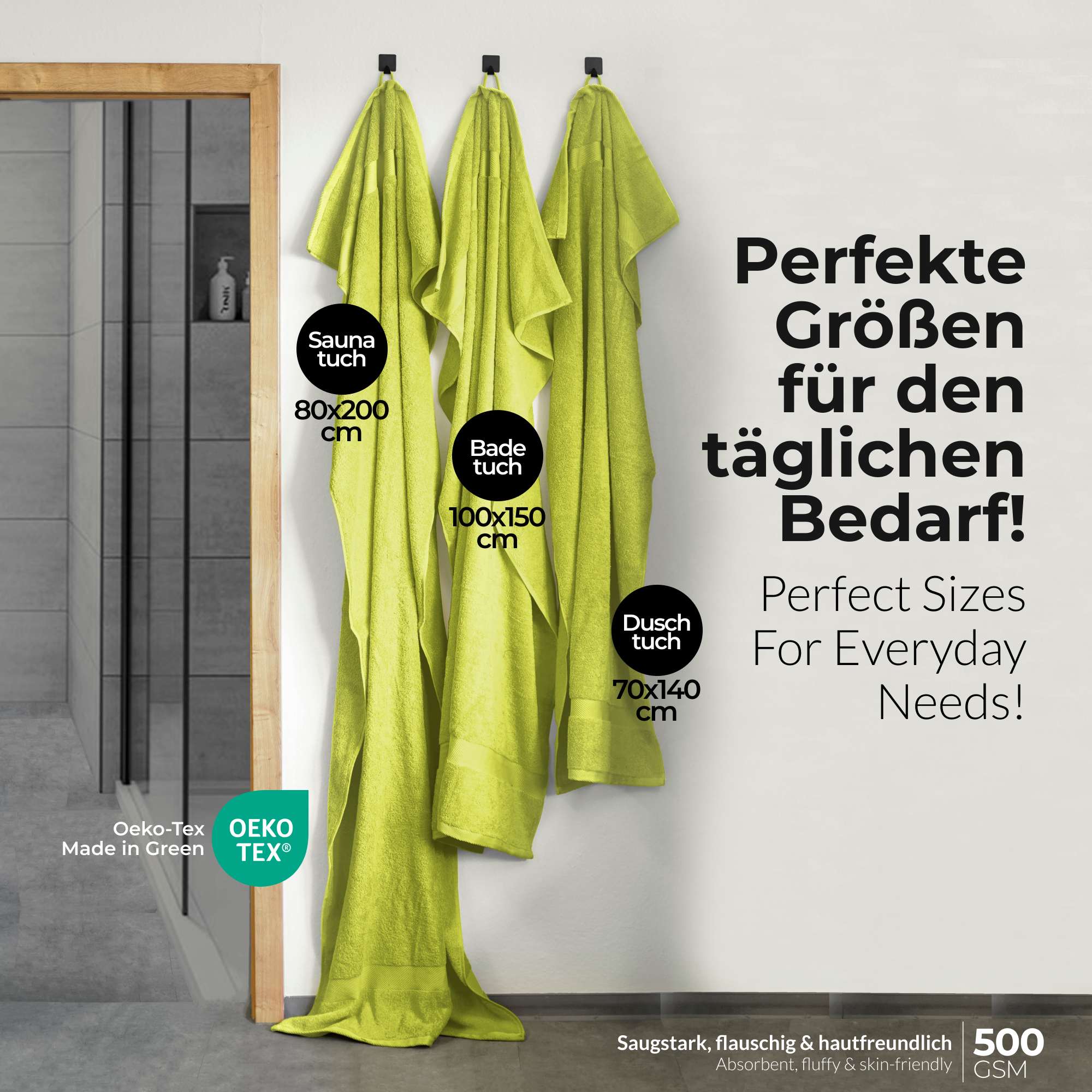 etérea 10er Pack Handtücher Carli Handtuch Bulkset