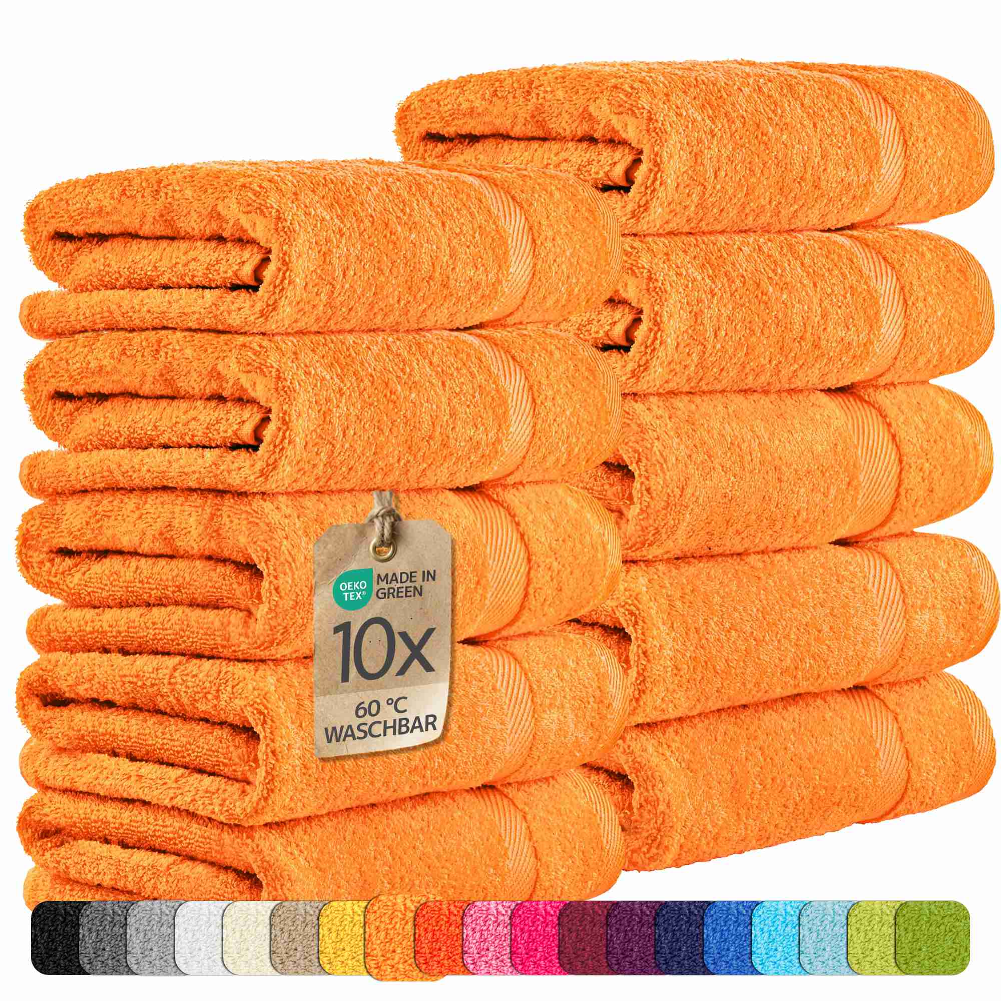 etérea 10er Pack Handtücher Carli Handtuch Bulkset