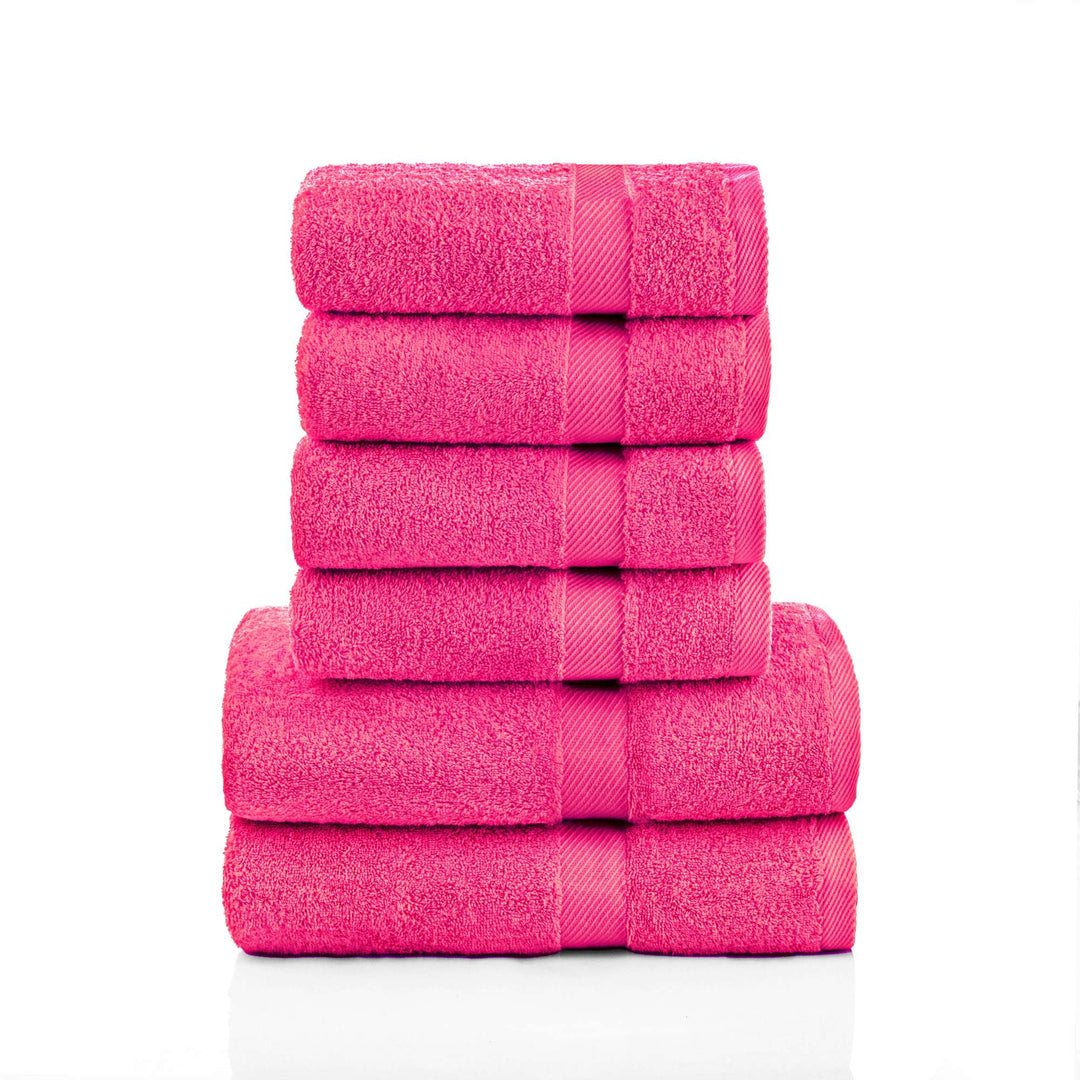 6 tlg. Dusch und Handtuch #farbe_pink