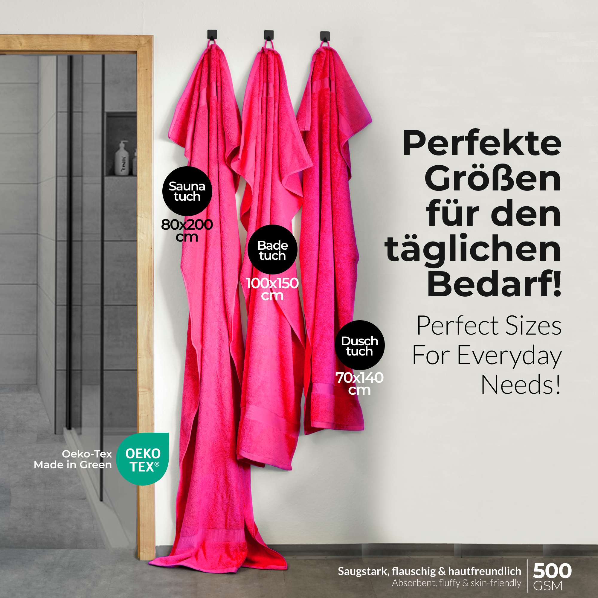 etérea 10er Pack Handtücher Carli Handtuch Bulkset