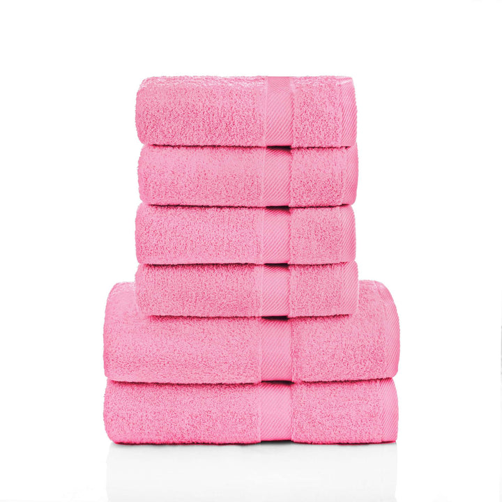 6 tlg. Dusch und Handtuch #farbe_rosa