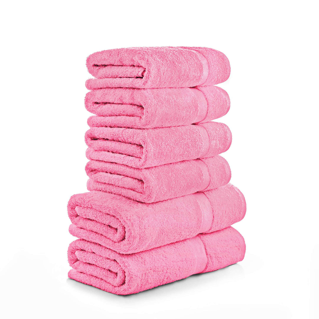6 tlg. Dusch und Handtuch #farbe_rosa