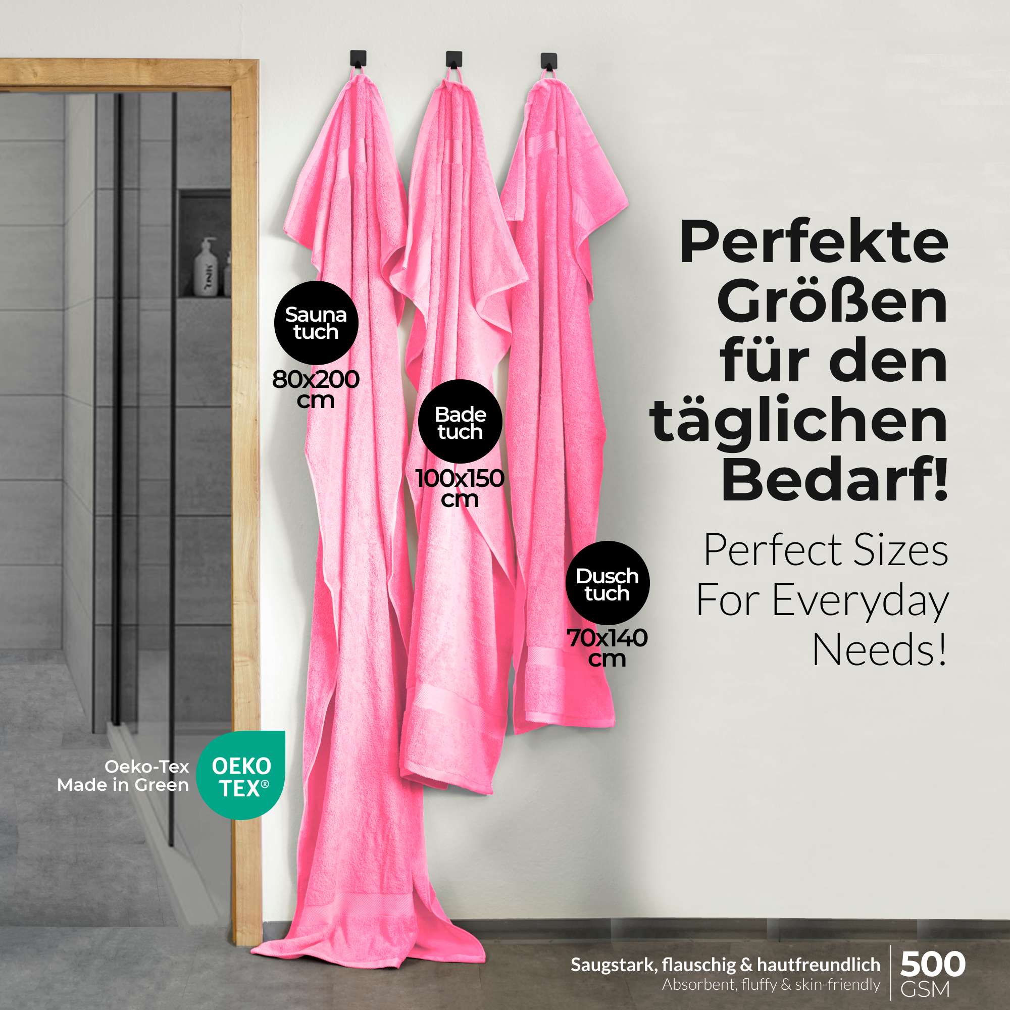 etérea 10er Pack Handtücher Carli Handtuch Bulkset