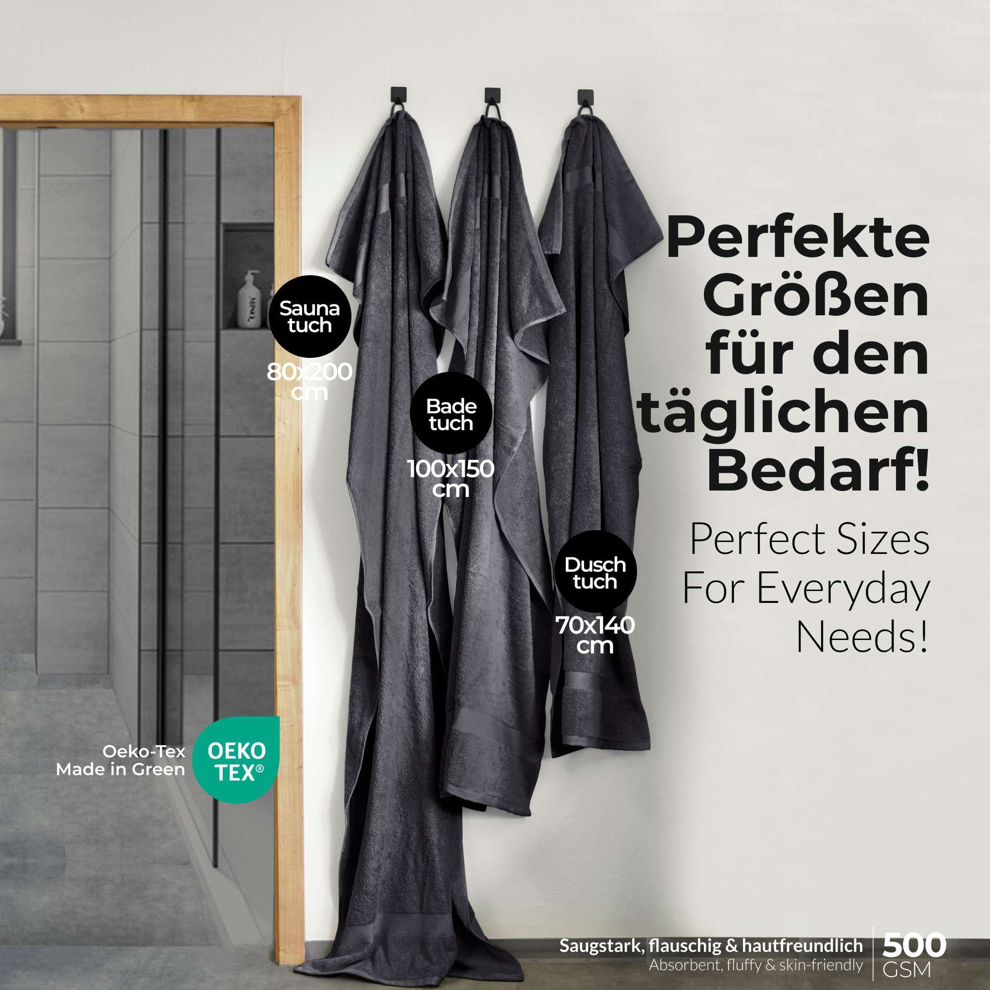 etérea 10er Pack Handtücher Carli Handtuch Bulkset