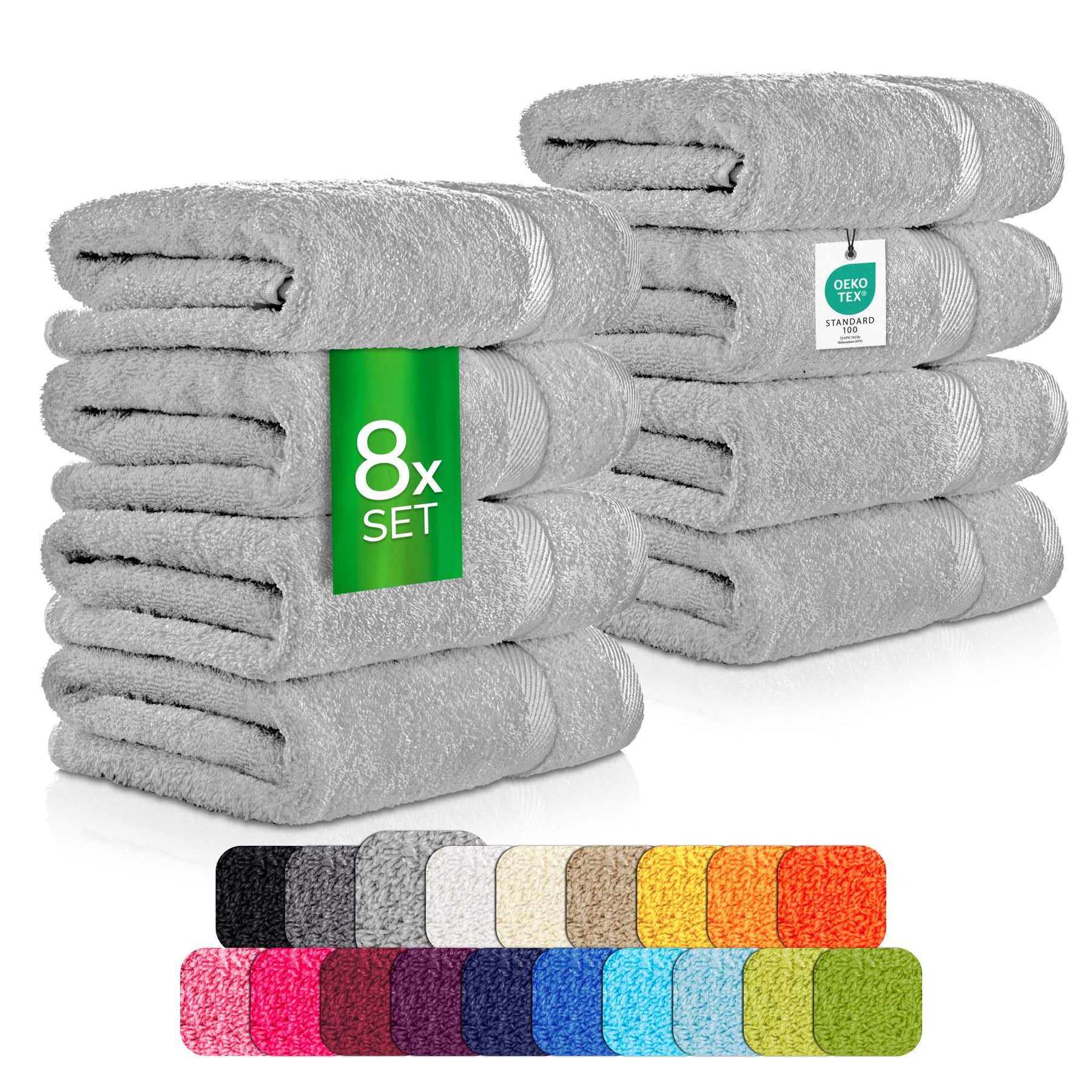 8 tlg. Handtuch Spar Set - etérea Carli