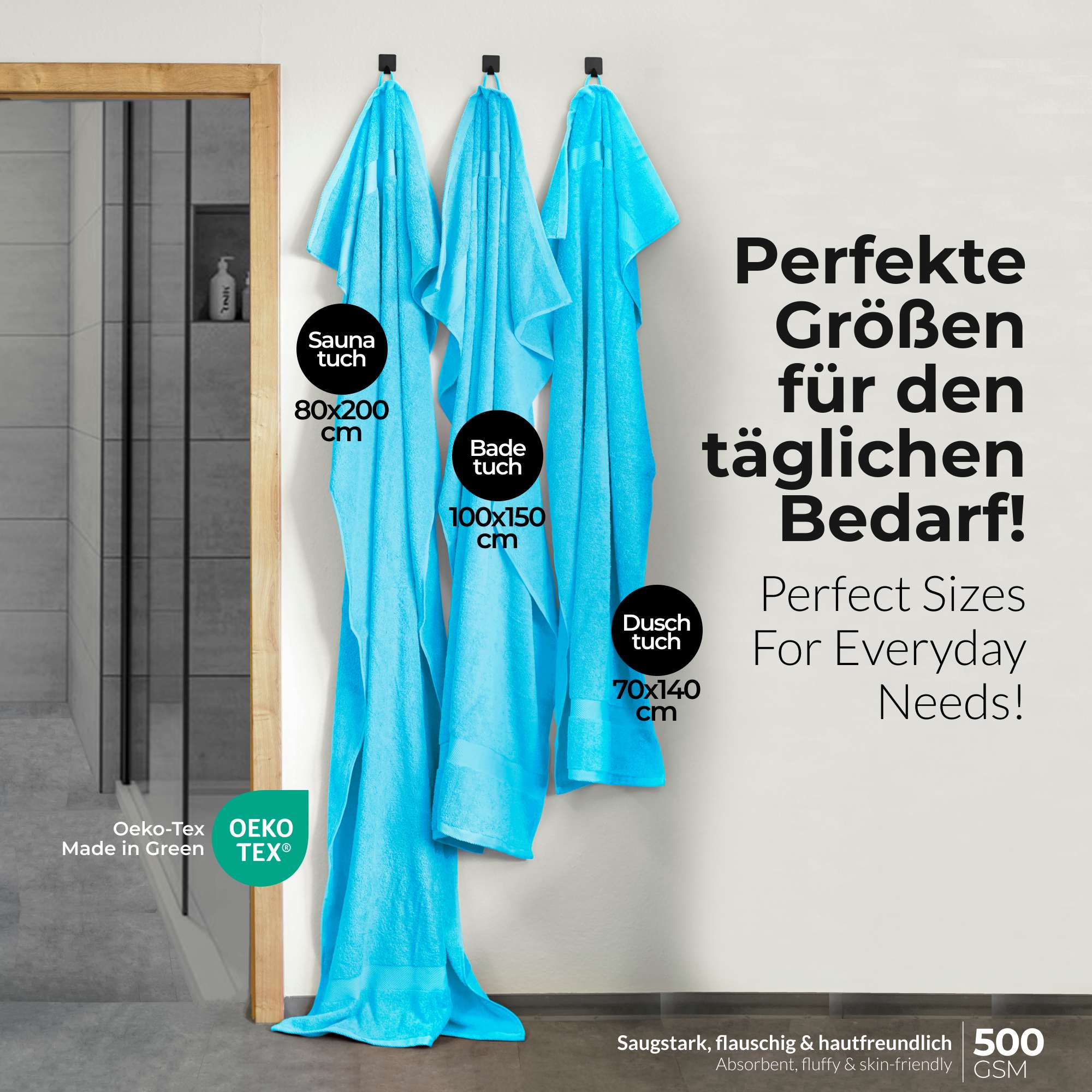 etérea 10er Pack Handtücher Carli Handtuch Bulkset