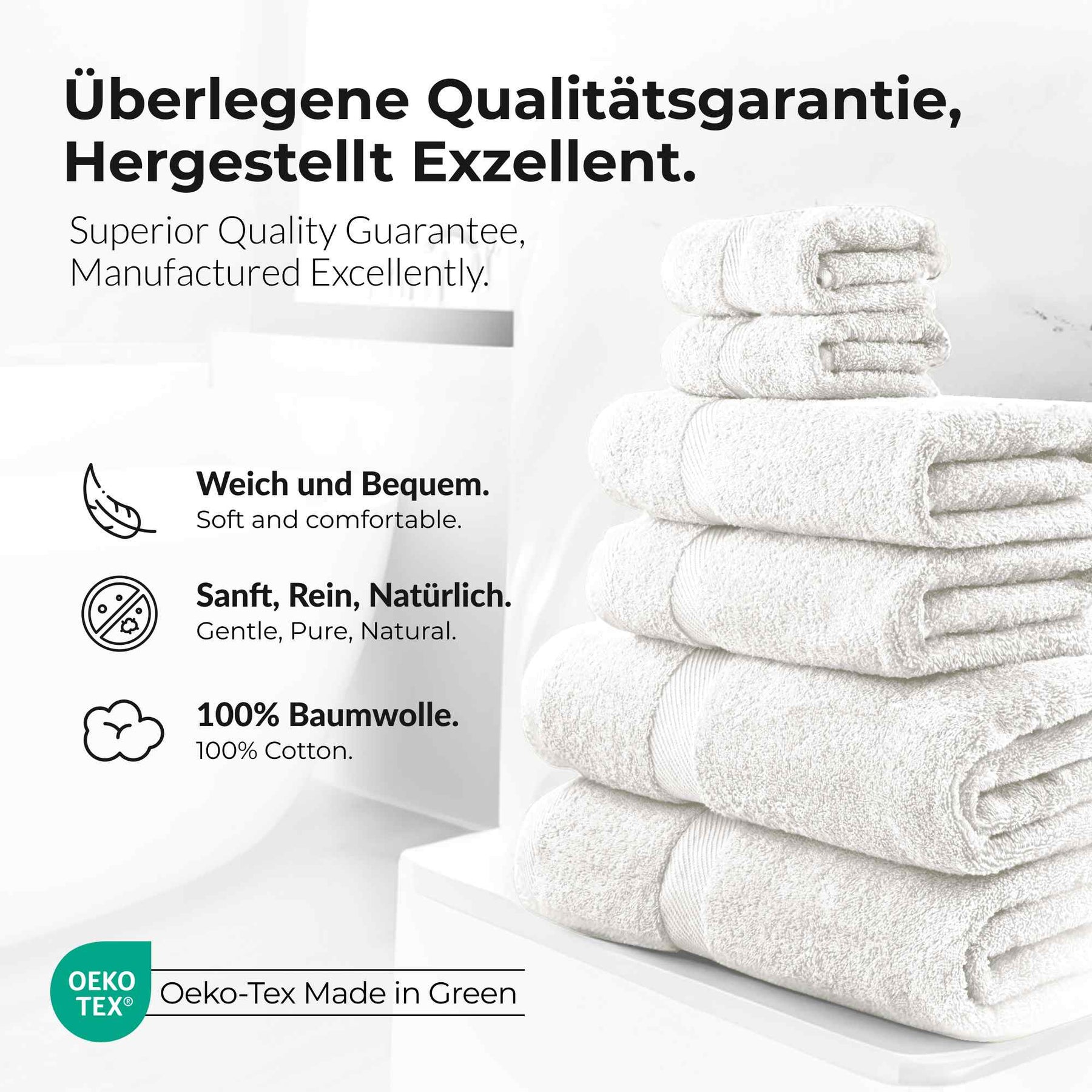 eterea Carli Handtuch Set 6 tlg. Eco