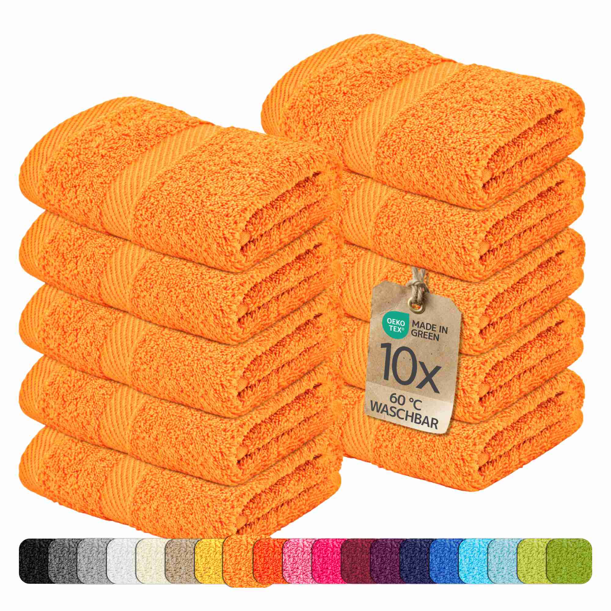 etérea 10er Pack Handtücher Carli Handtuch Bulkset