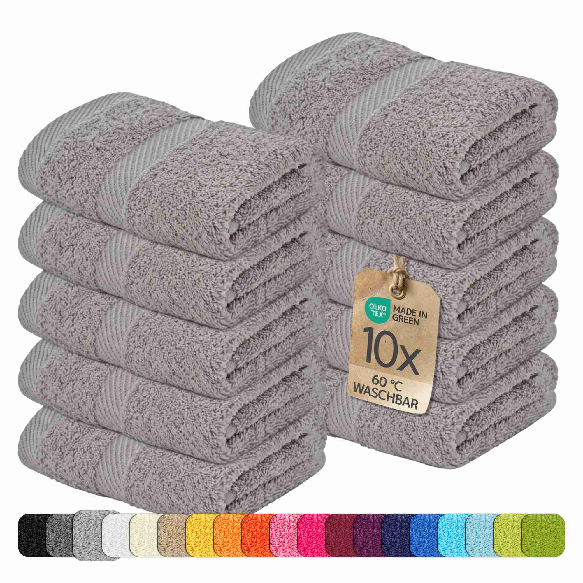 etérea 10er Pack Handtücher #farbe_
