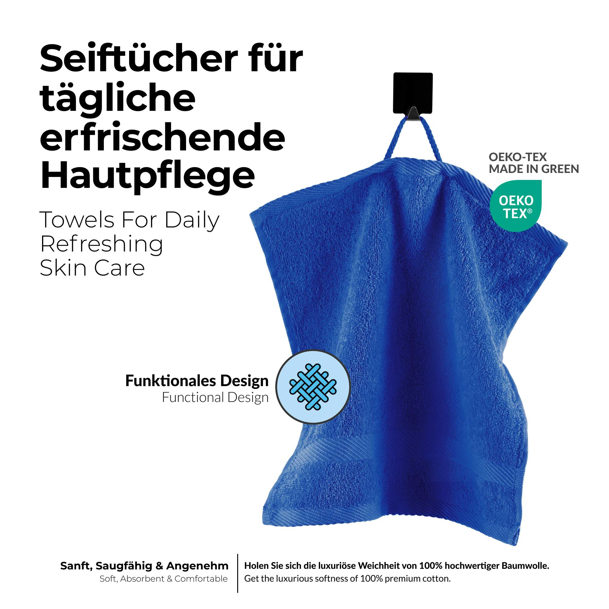 etérea 10er Pack Handtücher Carli Handtuch Bulkset