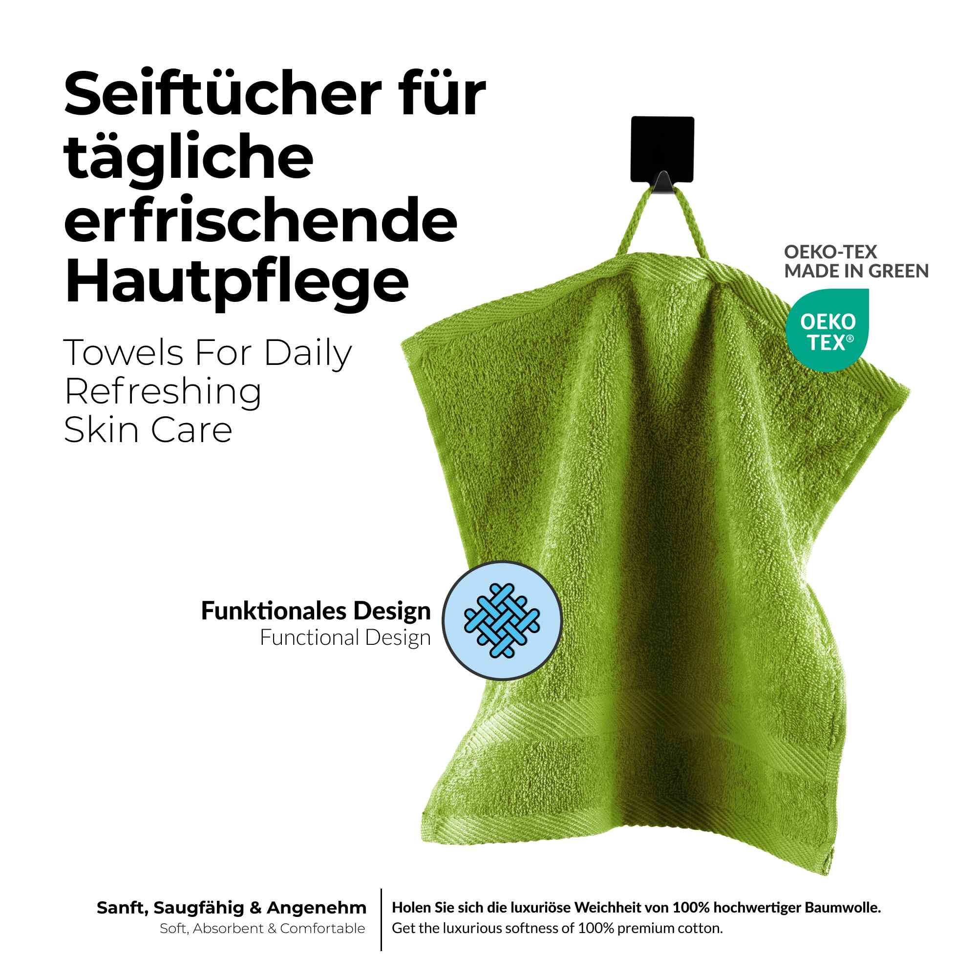 etérea 10er Pack Handtücher Carli Handtuch Bulkset