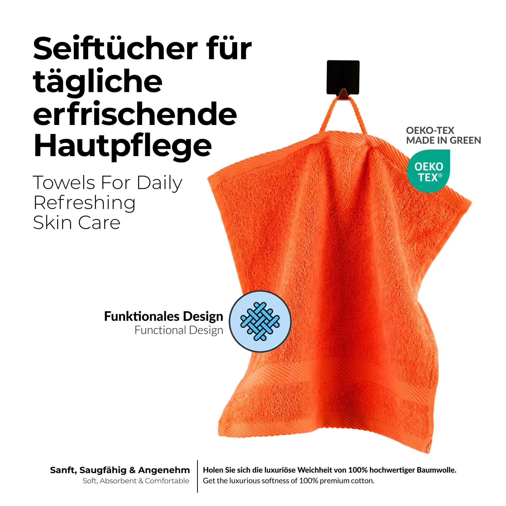 etérea 10er Pack Handtücher Carli Handtuch Bulkset