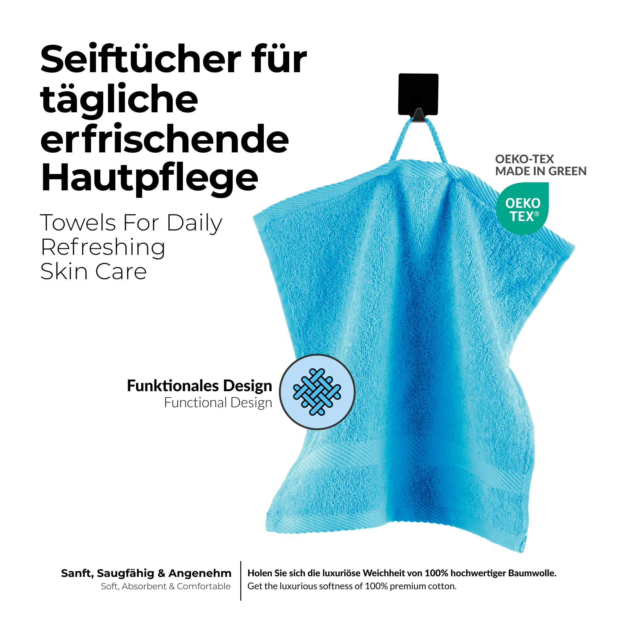 etérea 10er Pack Handtücher Carli Handtuch Bulkset