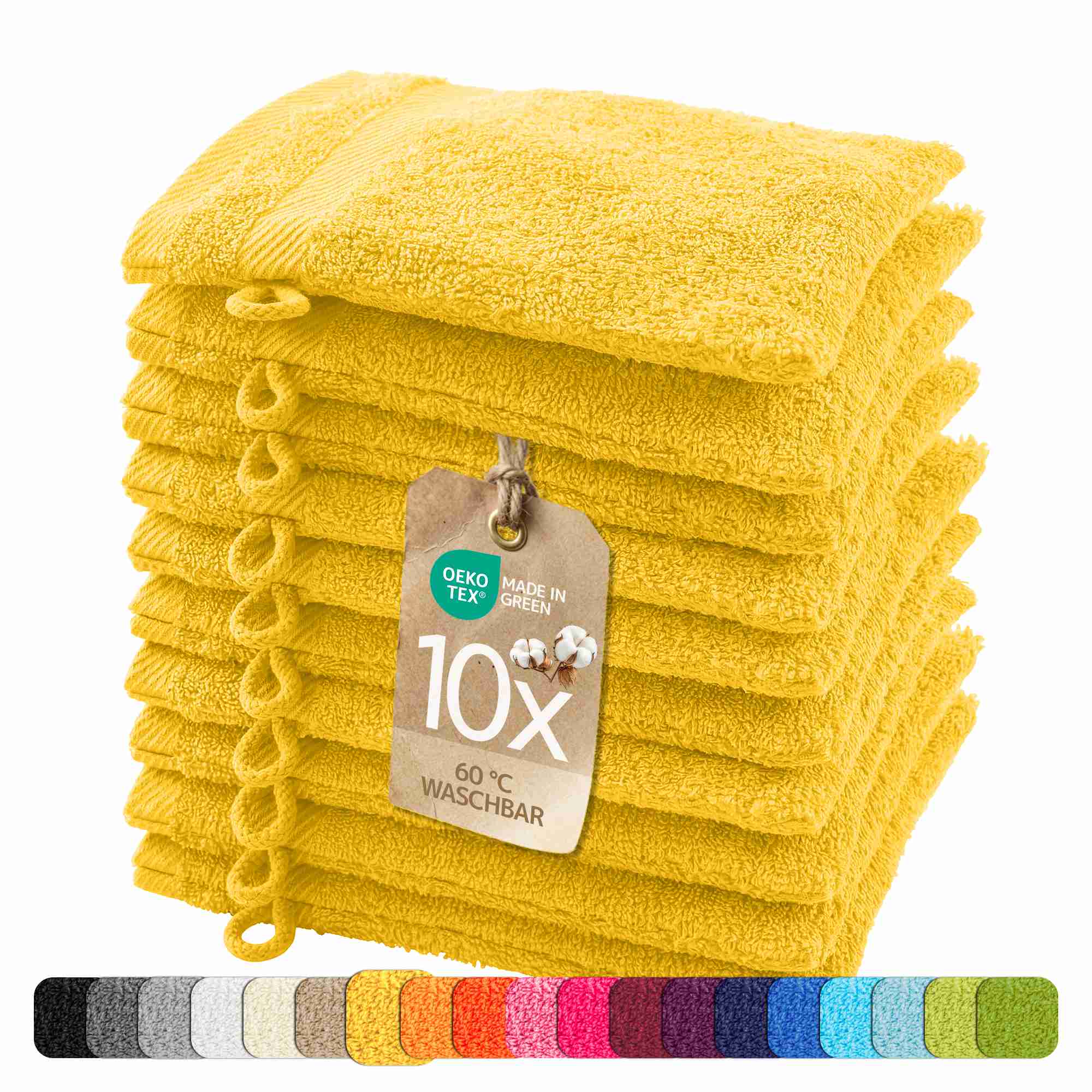 etérea 10er Pack Handtücher Carli Handtuch Bulkset