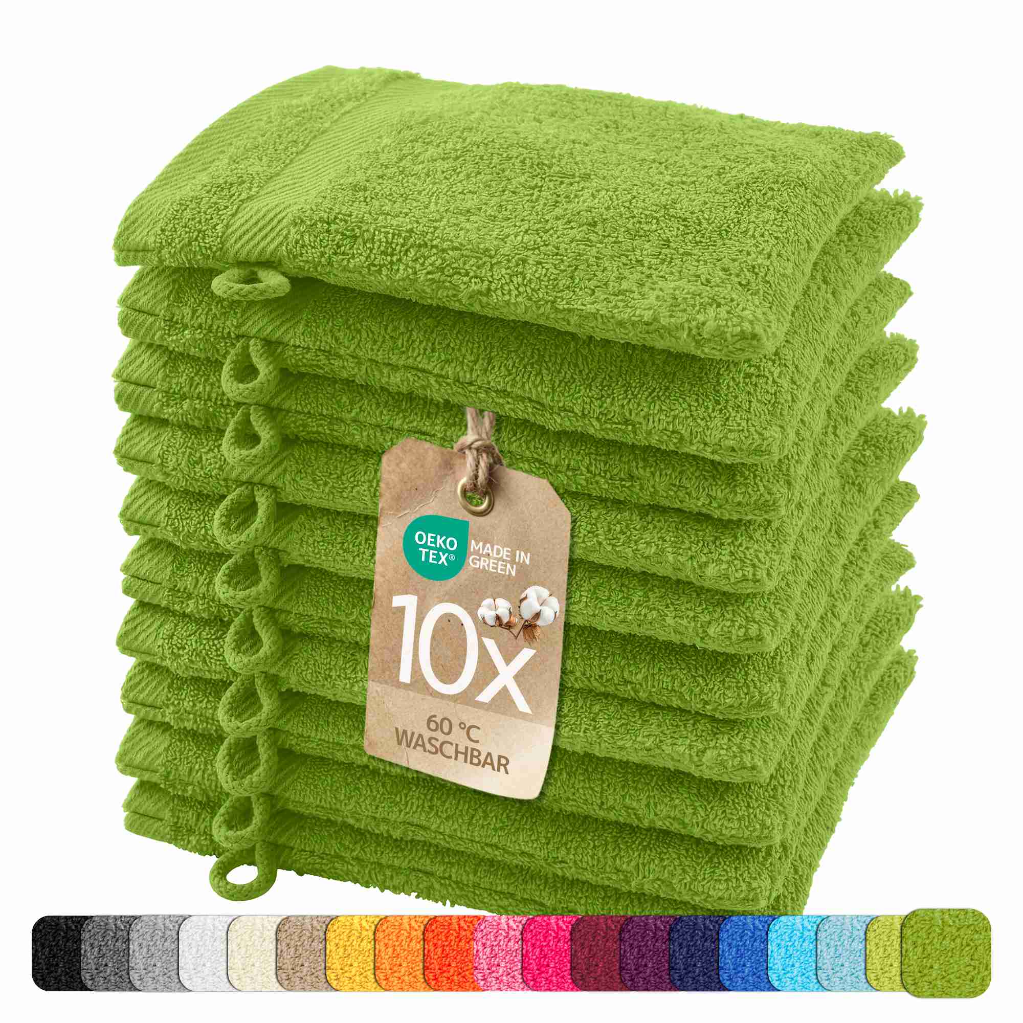 etérea 10er Pack Handtücher Carli Handtuch Bulkset