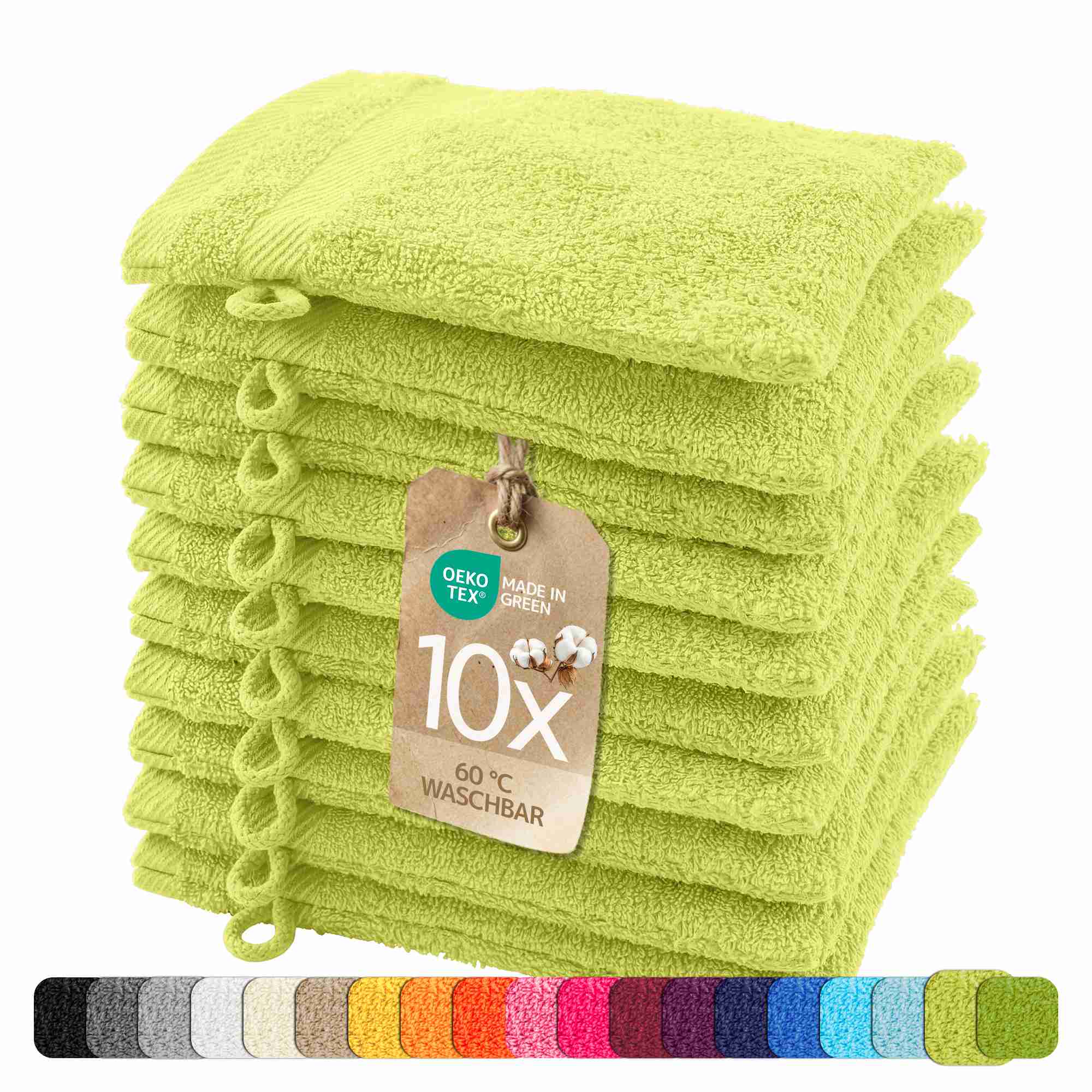 etérea 10er Pack Handtücher Carli Handtuch Bulkset