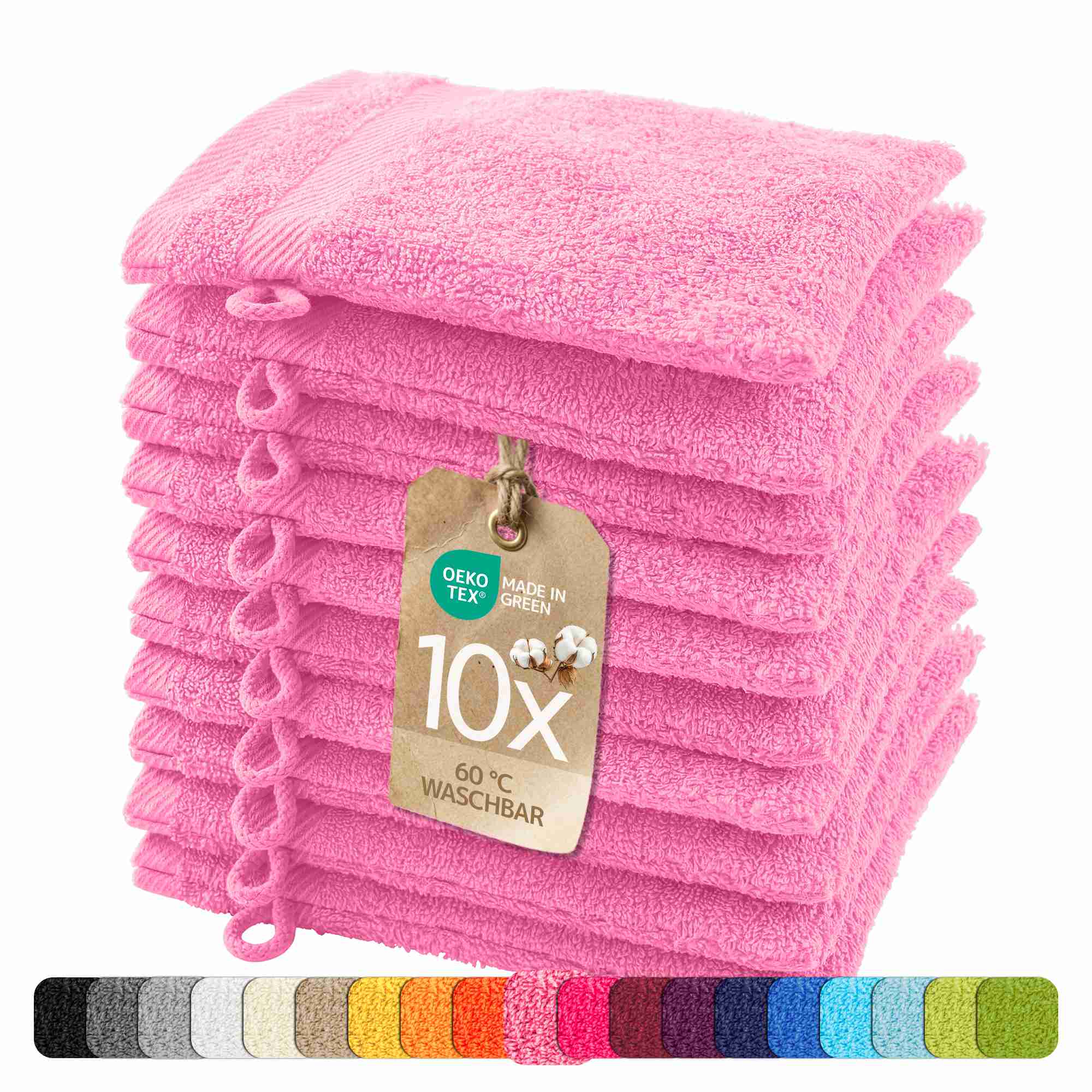 etérea 10er Pack Handtücher Carli Handtuch Bulkset