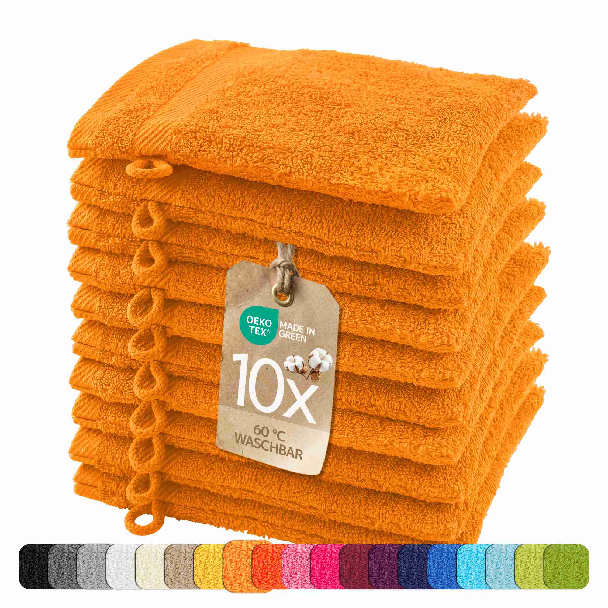 etérea 10er Pack Handtücher Carli Handtuch Bulkset