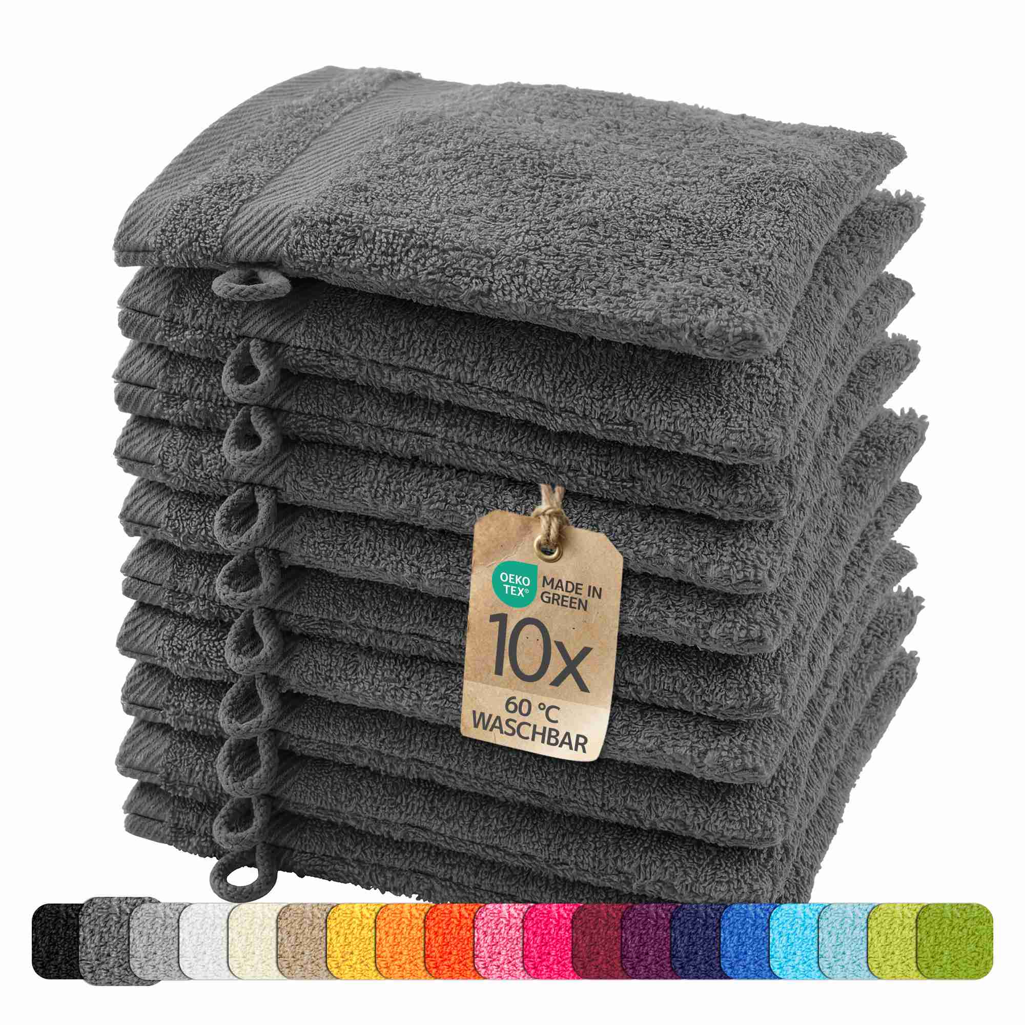 etérea 10er Pack Handtücher Carli Handtuch Bulkset