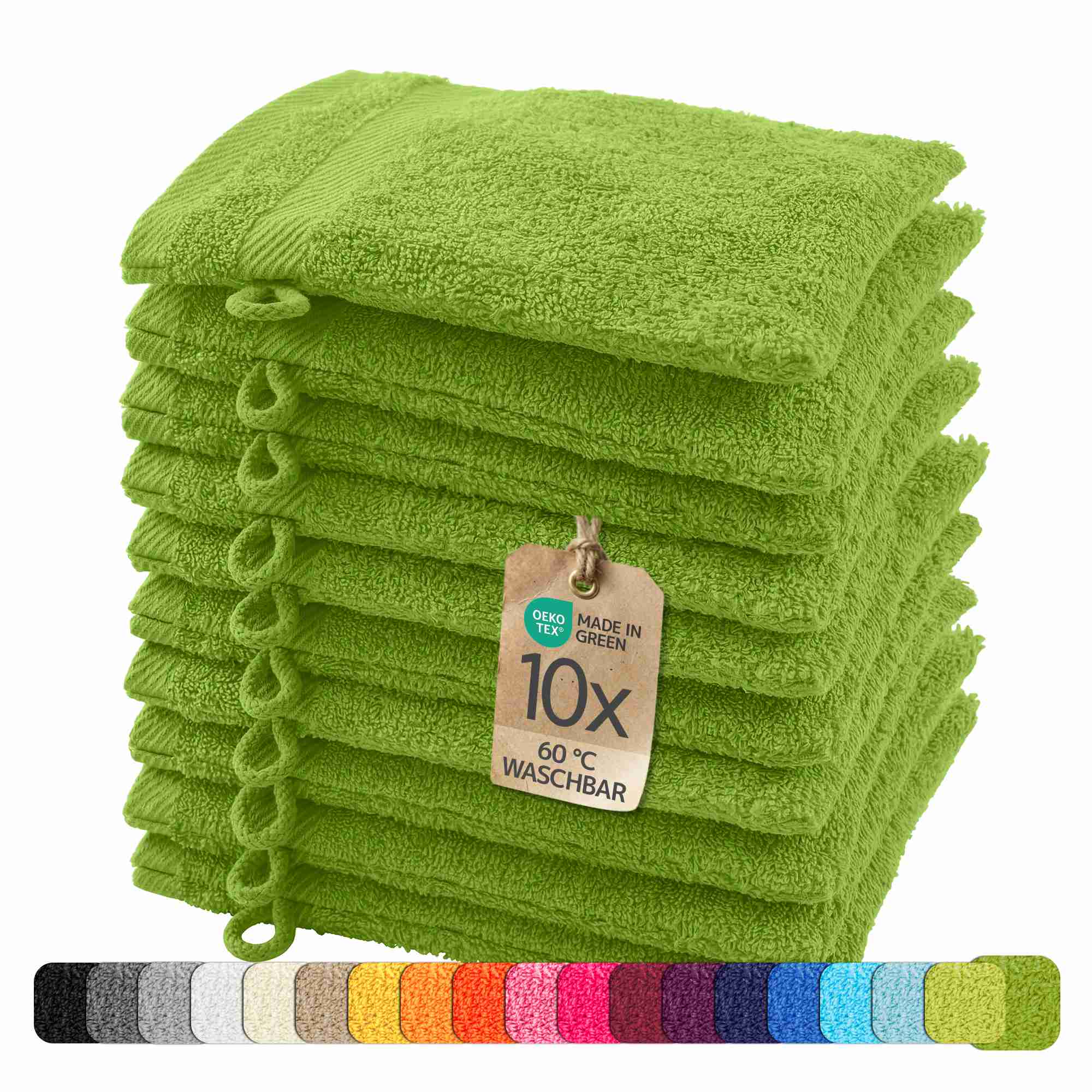 etérea 10er Pack Handtücher Carli Handtuch Bulkset